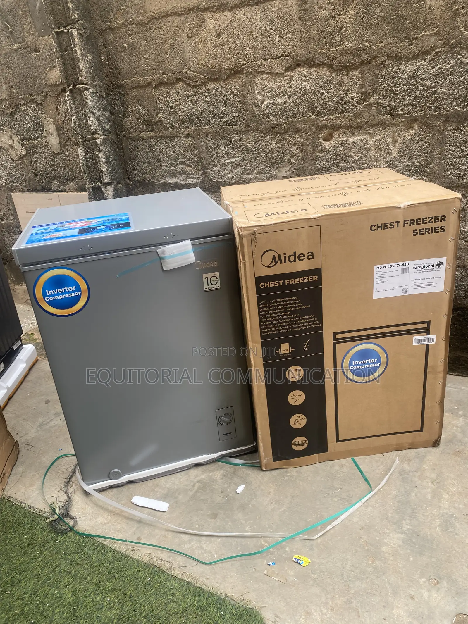 Midea MDRC265FZG43D 142L Inverter Chest Freezer