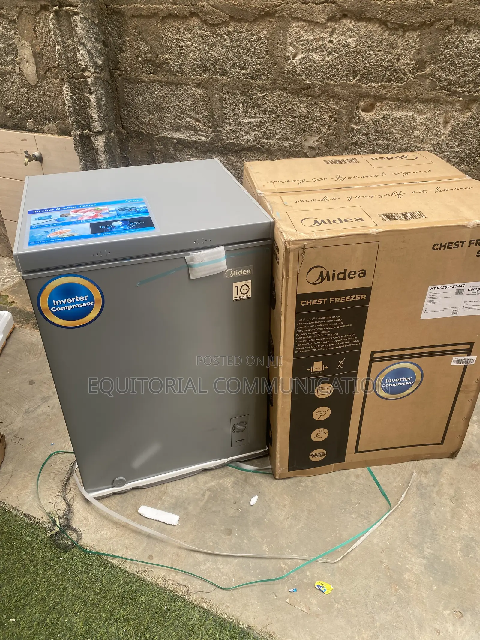 Midea MDRC265FZG43D 142L Inverter Chest Freezer