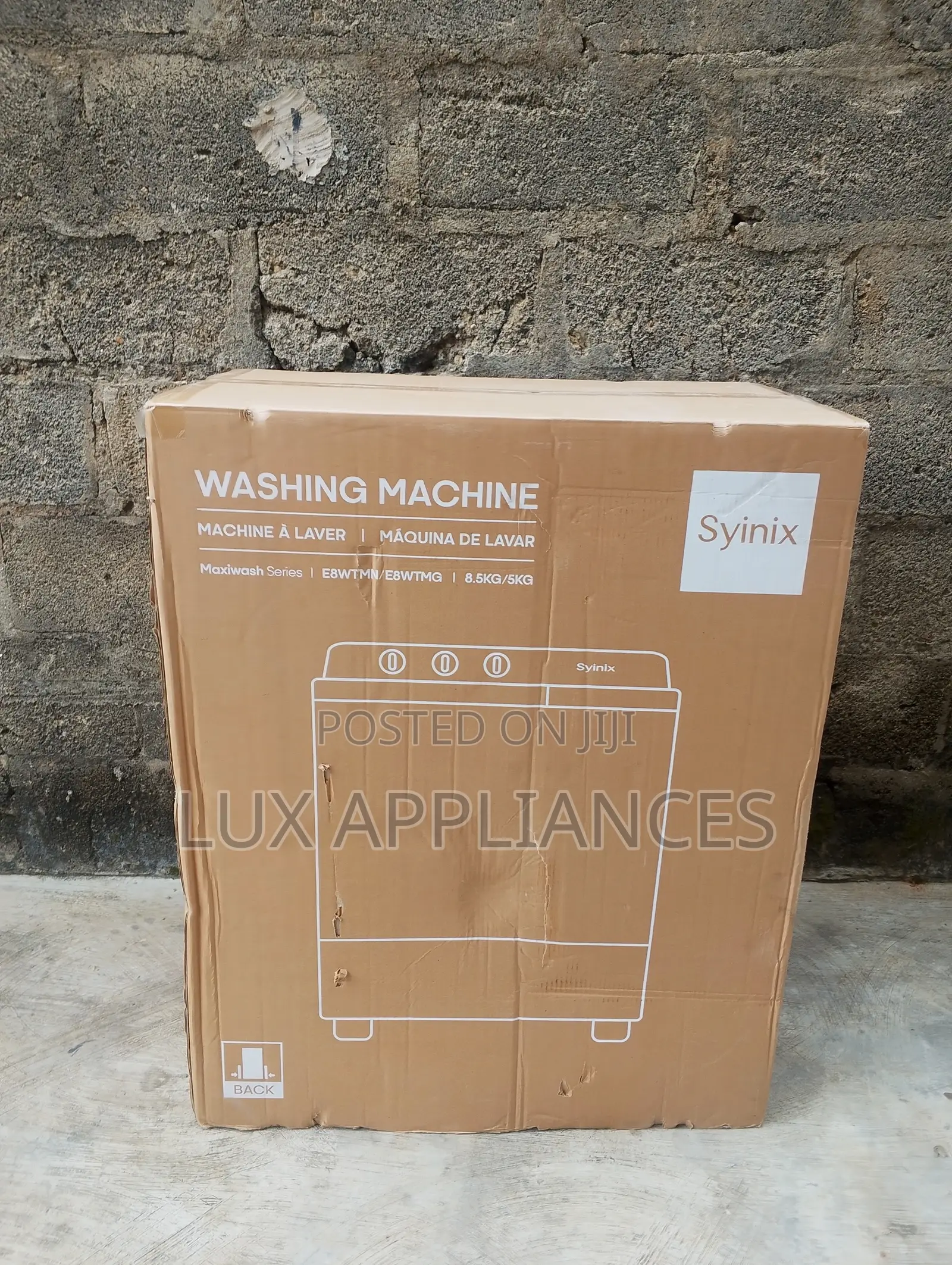 Syinix 8.5kg Twin Tub Washing Machine for Quick Laundry