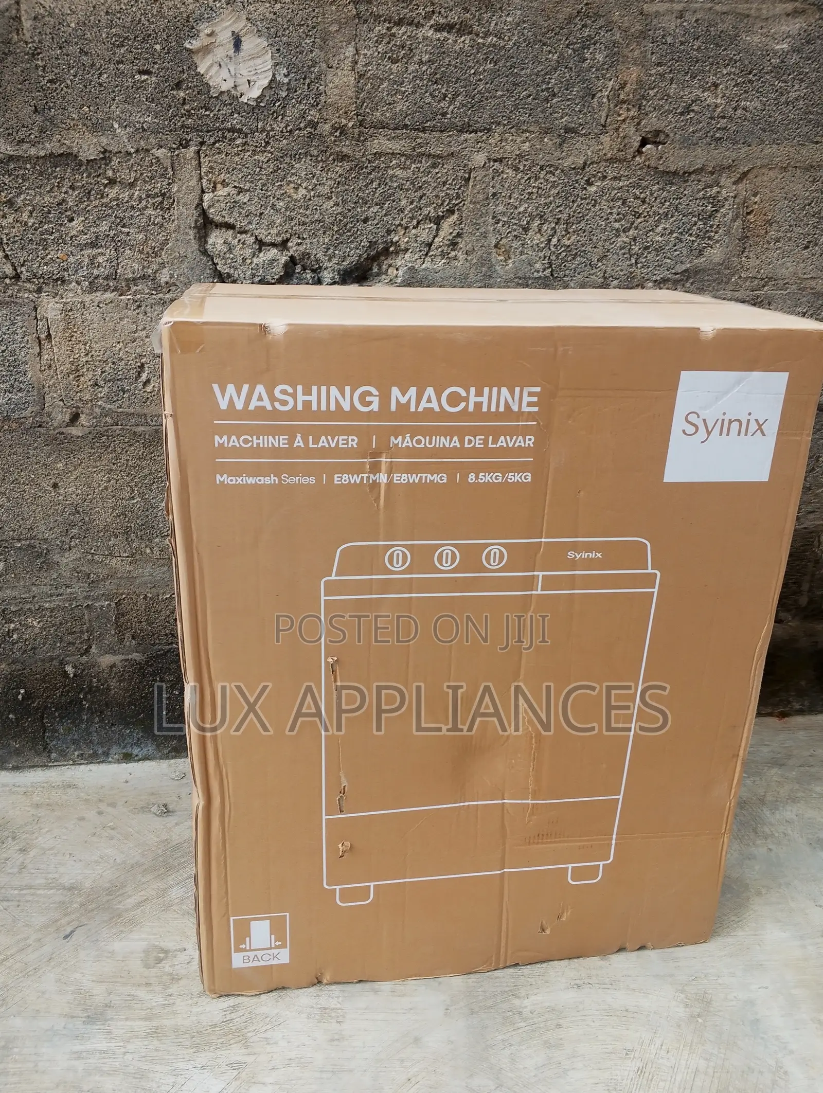 Syinix 8.5kg Twin Tub Washing Machine for Quick Laundry