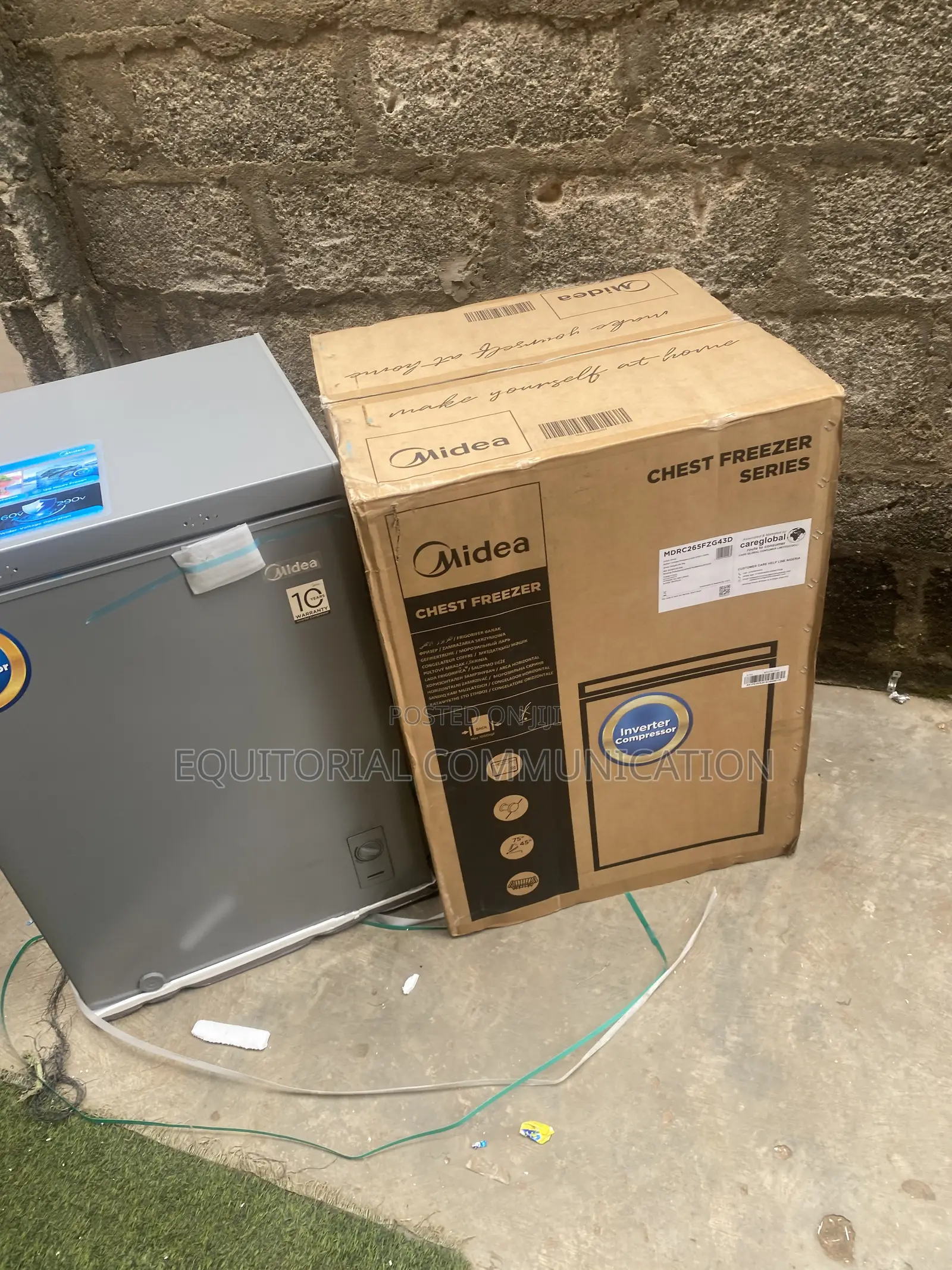 Midea 142L Inverter Compressor MDRC265FZG43D Freezer