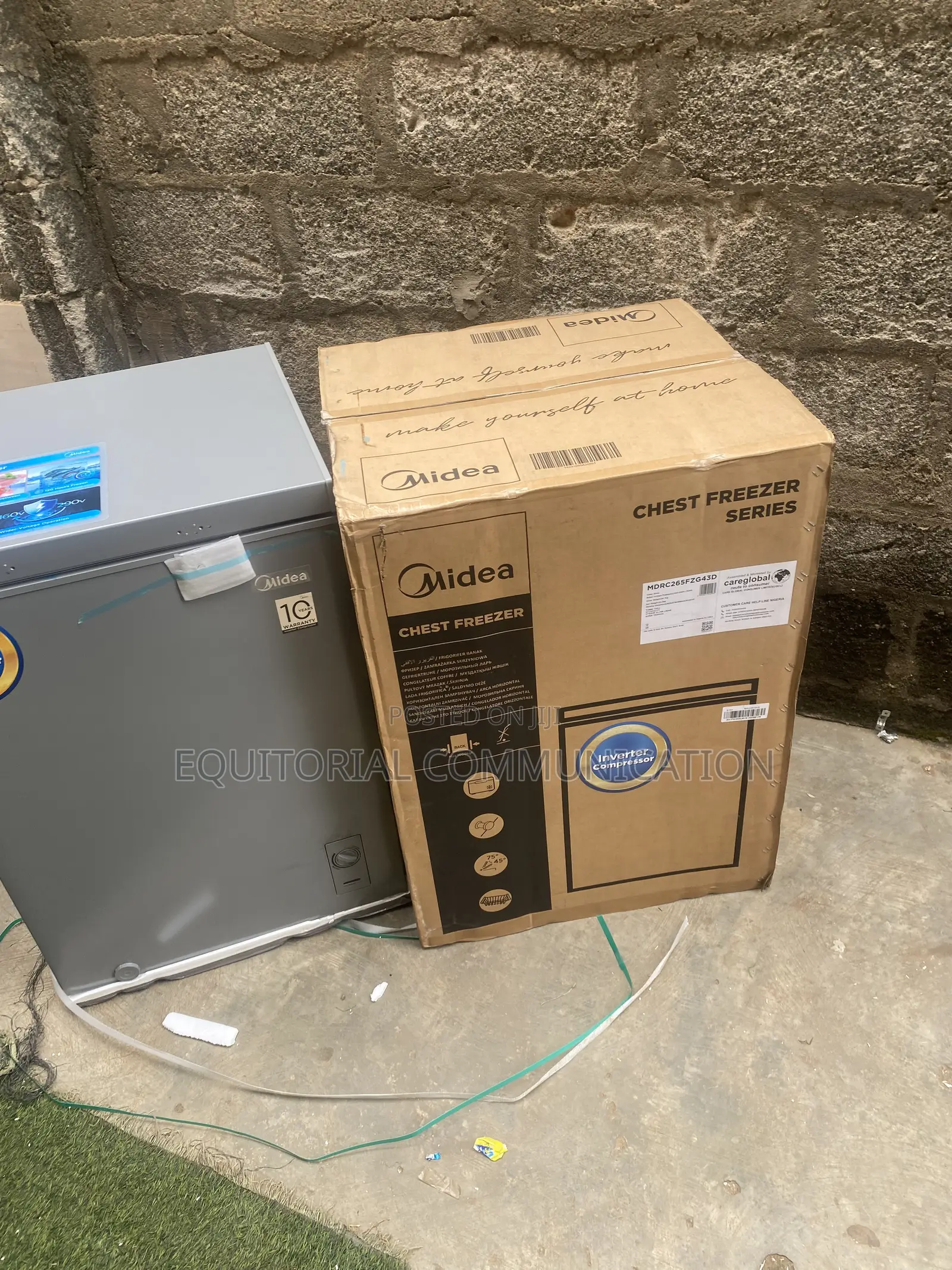 Midea MDRC265FZG43D 142L Inverter Deep Freezer