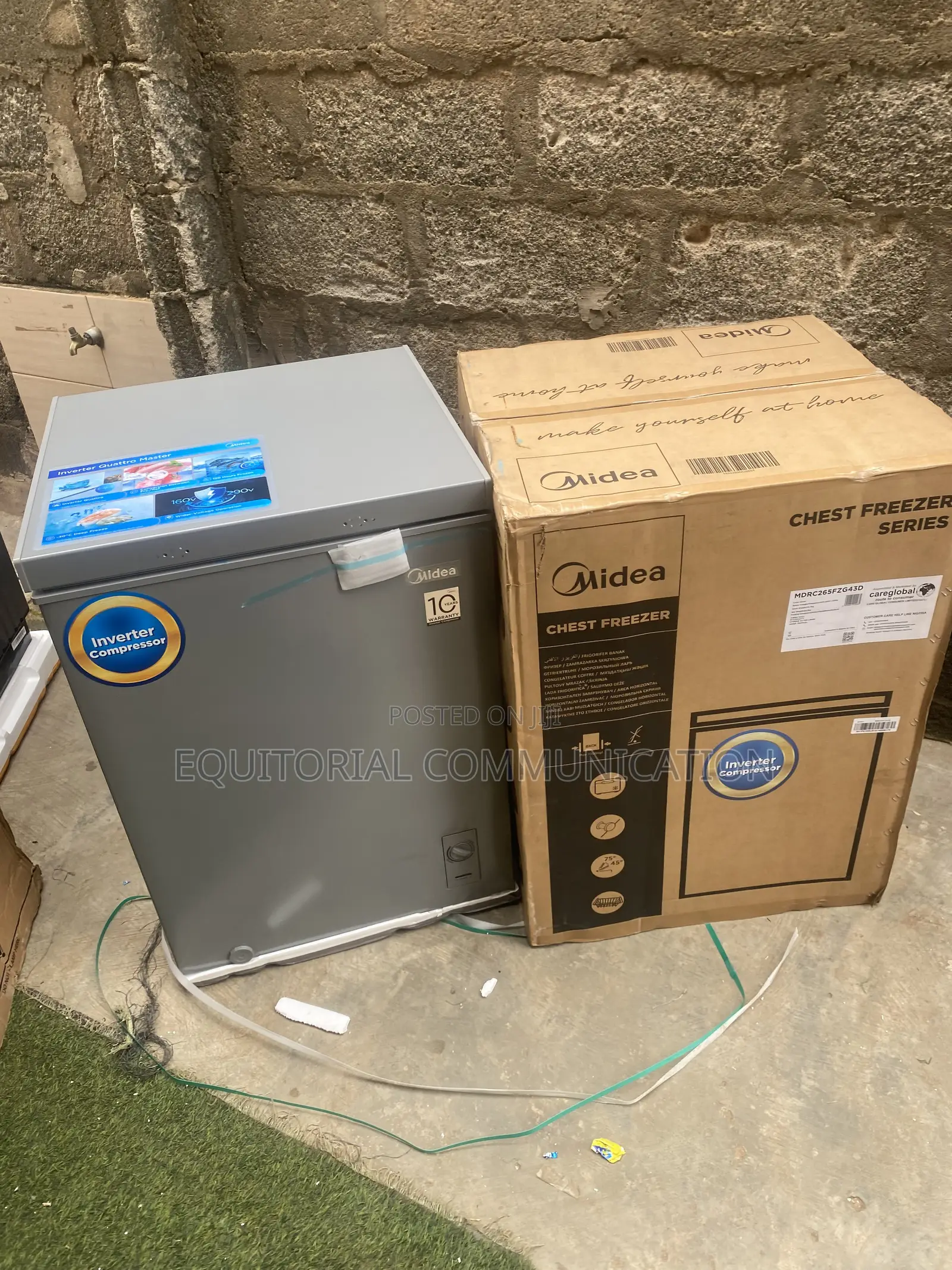 Midea 142L MDRC265FZG43D Inverter Deep Freezer