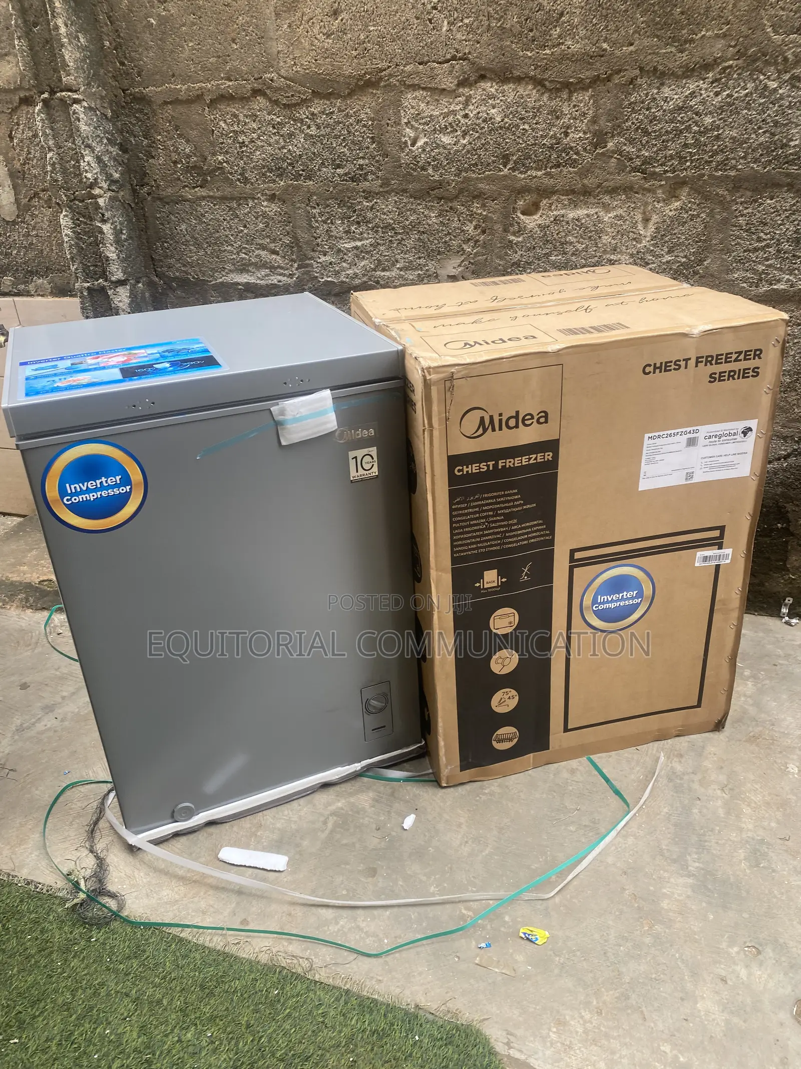 Midea 142L MDRC265FZG43D Inverter Deep Freezer