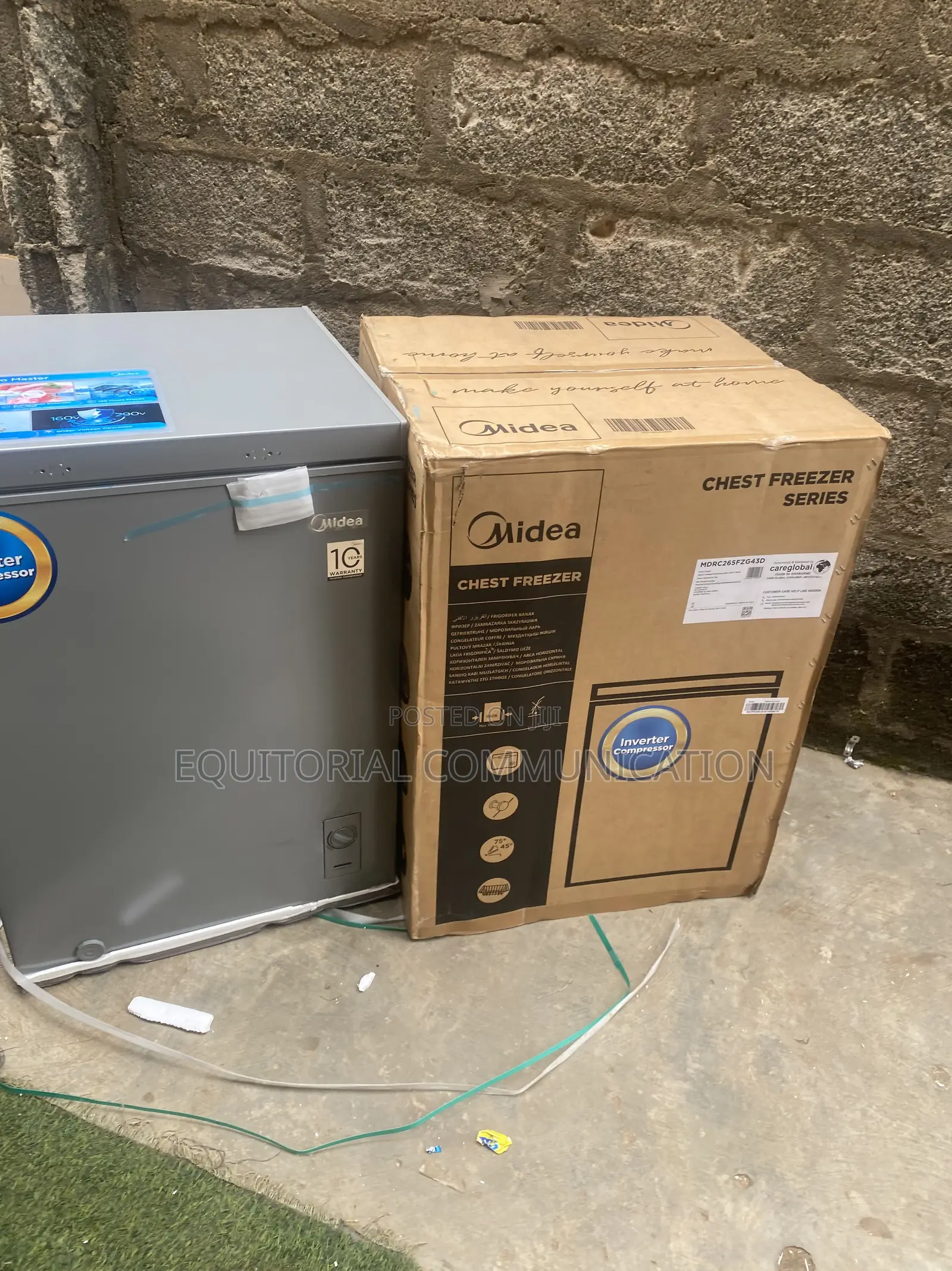 Midea 142L Inverter Compressor Chest Freezer MDRC265FZG43D