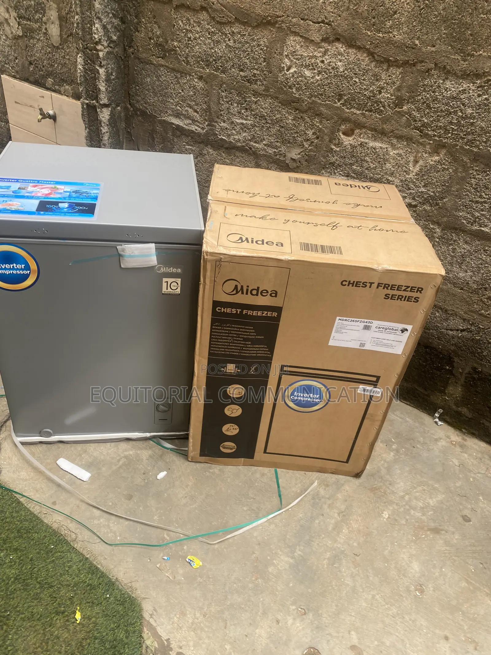 Midea MDRC265FZG43D 142L Home Inverter Freezer