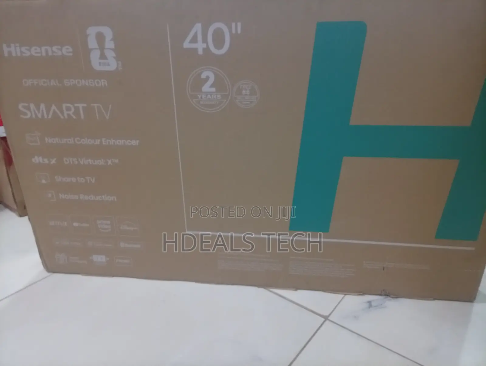 Hisense 40-Inch LED Smart TV – Modern Full HD Television
