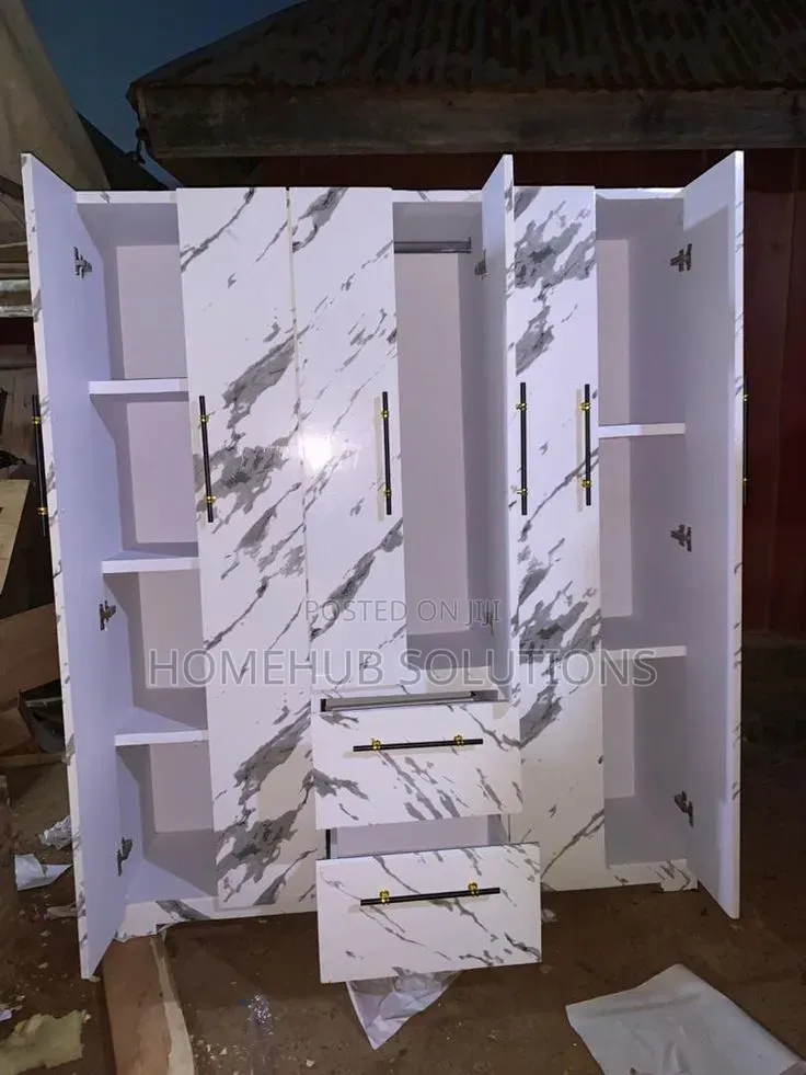 6by6 Brand New Family Size HDF Wardrobe