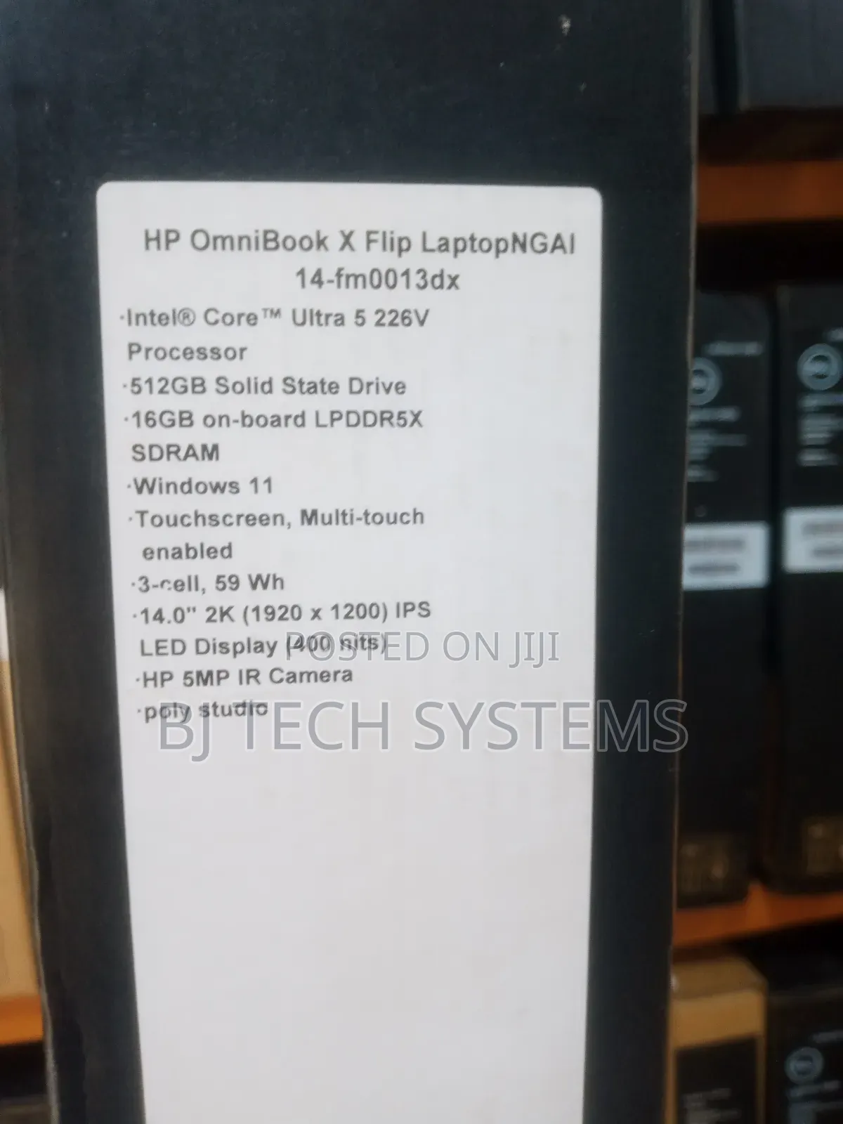 New Laptop HP OmniBook X Flip 14" 16GB Intel Core Ultra 5 SSD 512GB