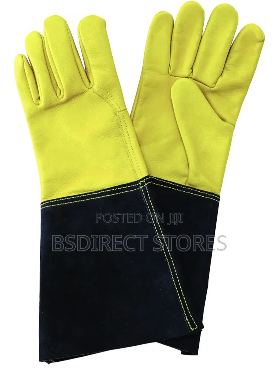Kent and Stowe Leather Gauntlet Long Sleeve Gardening Gloves Unisex