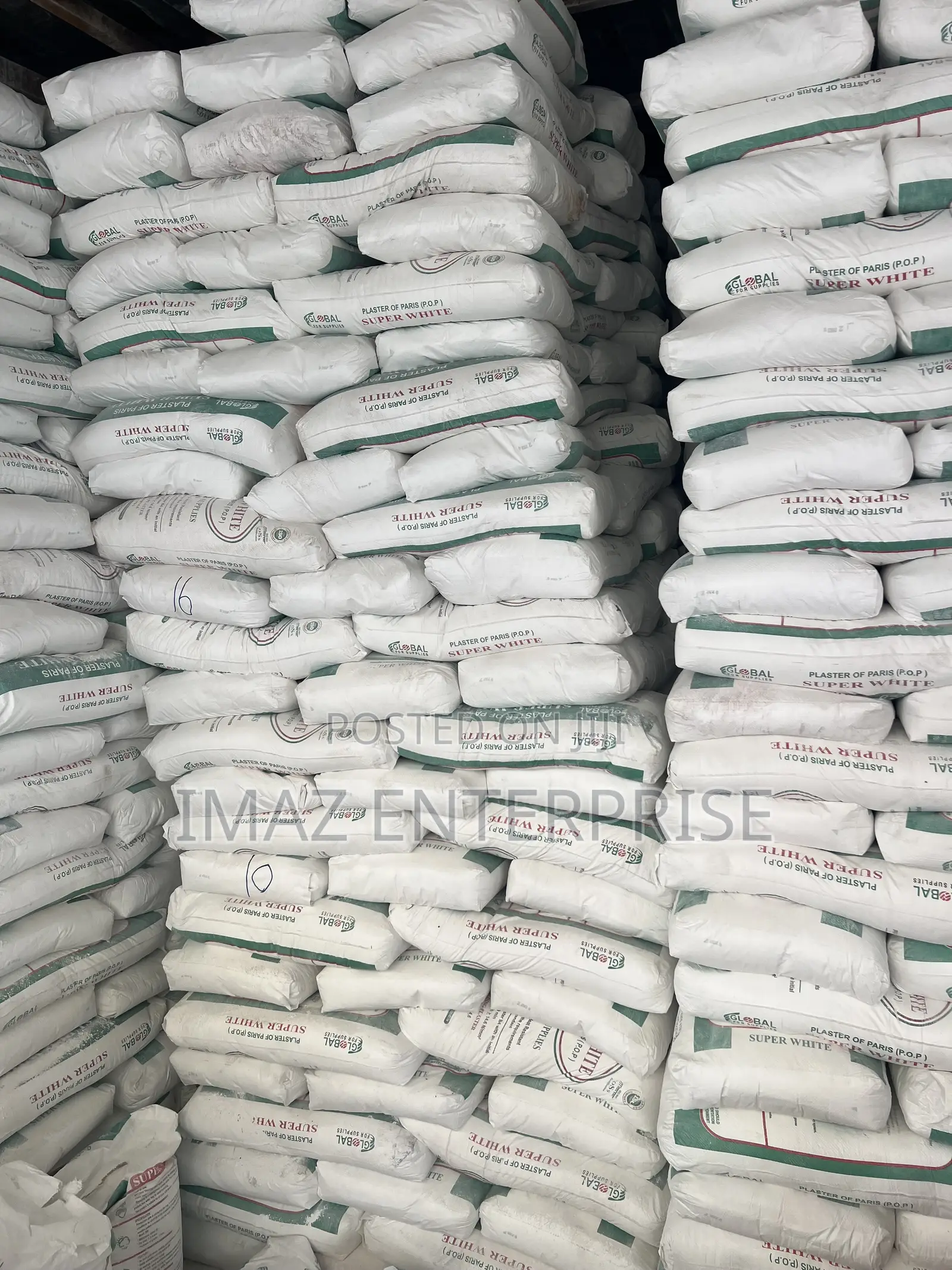 Super White POP Cement