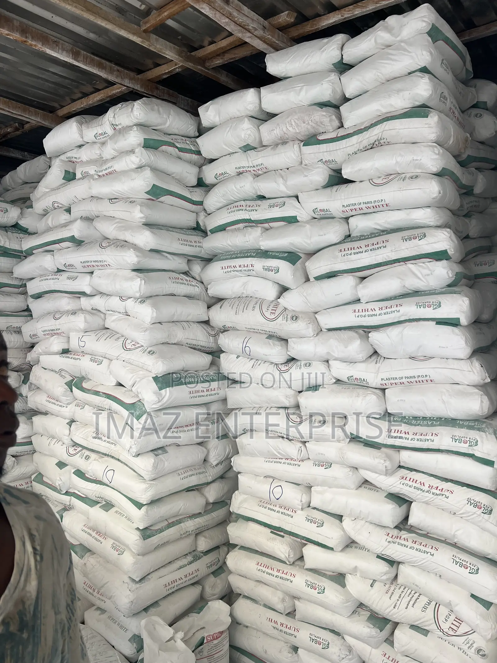 Super White POP Cement