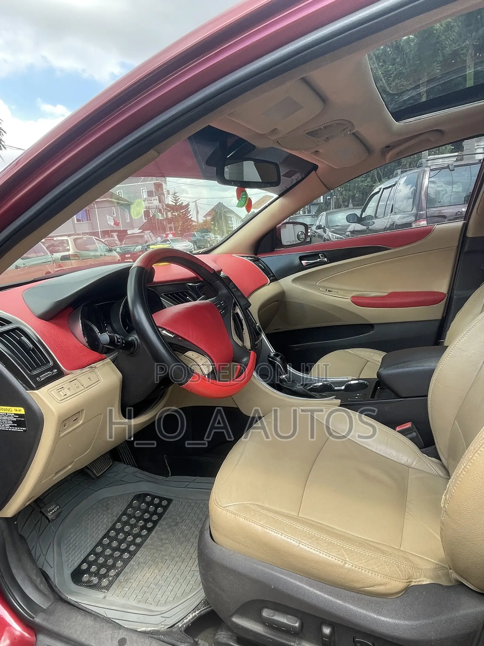 Hyundai Sonata Limited Sedan FWD (2.4L 4cyl 6A) 2012 Red