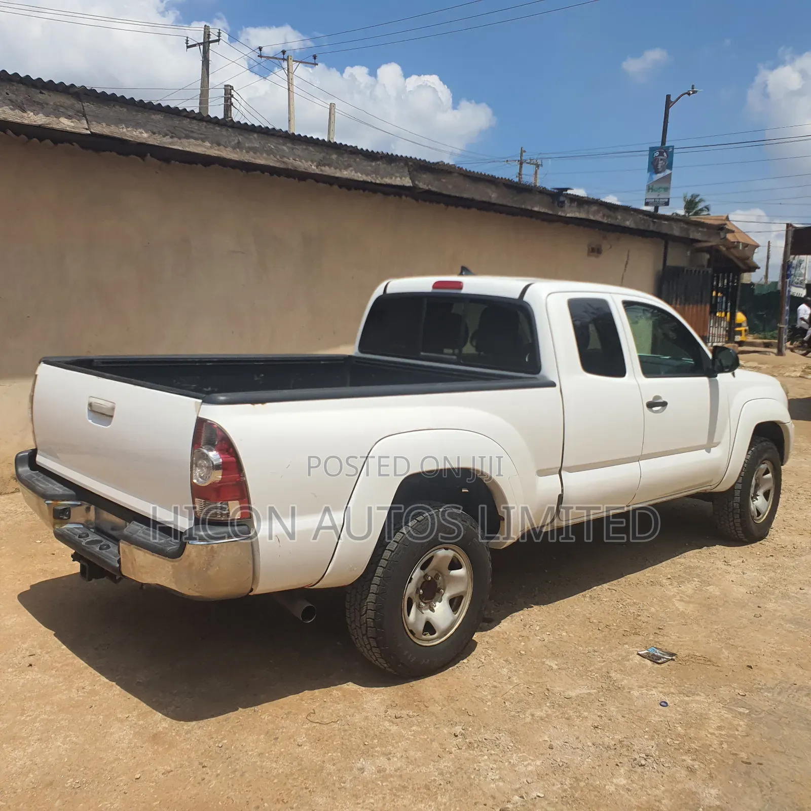 Toyota Tacoma 4dr Access Cab 4WD 6.1 ft. SB (2.7L 4cyl 4A) 2015 White