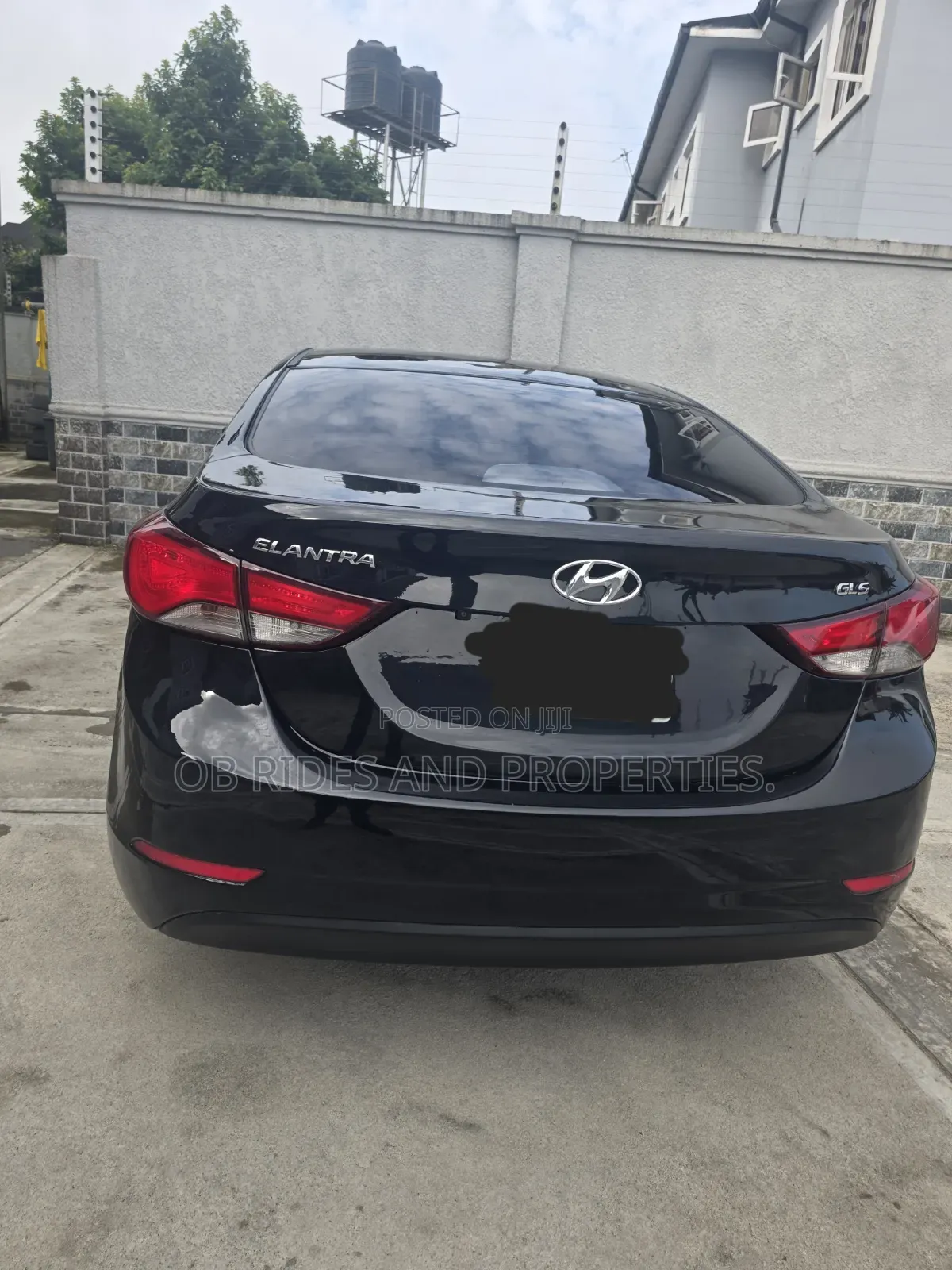 Hyundai Elantra Limited 4dr Sedan (1.8L 4cyl 6A) 2015 Black