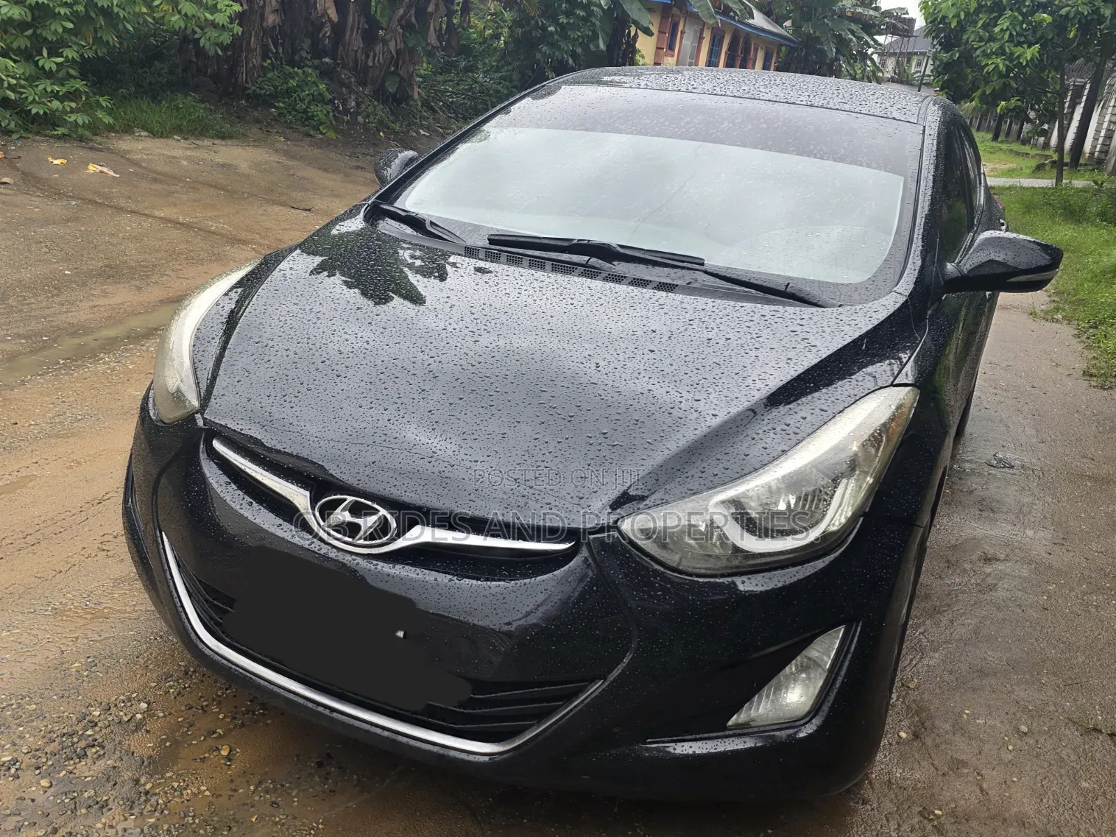 Hyundai Elantra Limited 4dr Sedan (1.8L 4cyl 6A) 2015 Black