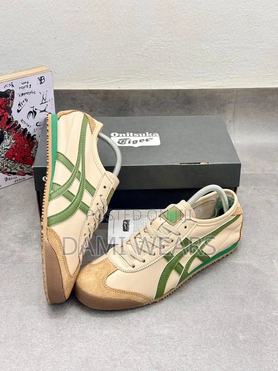 Onitsuka Tiger Mexico Beige Grass Green