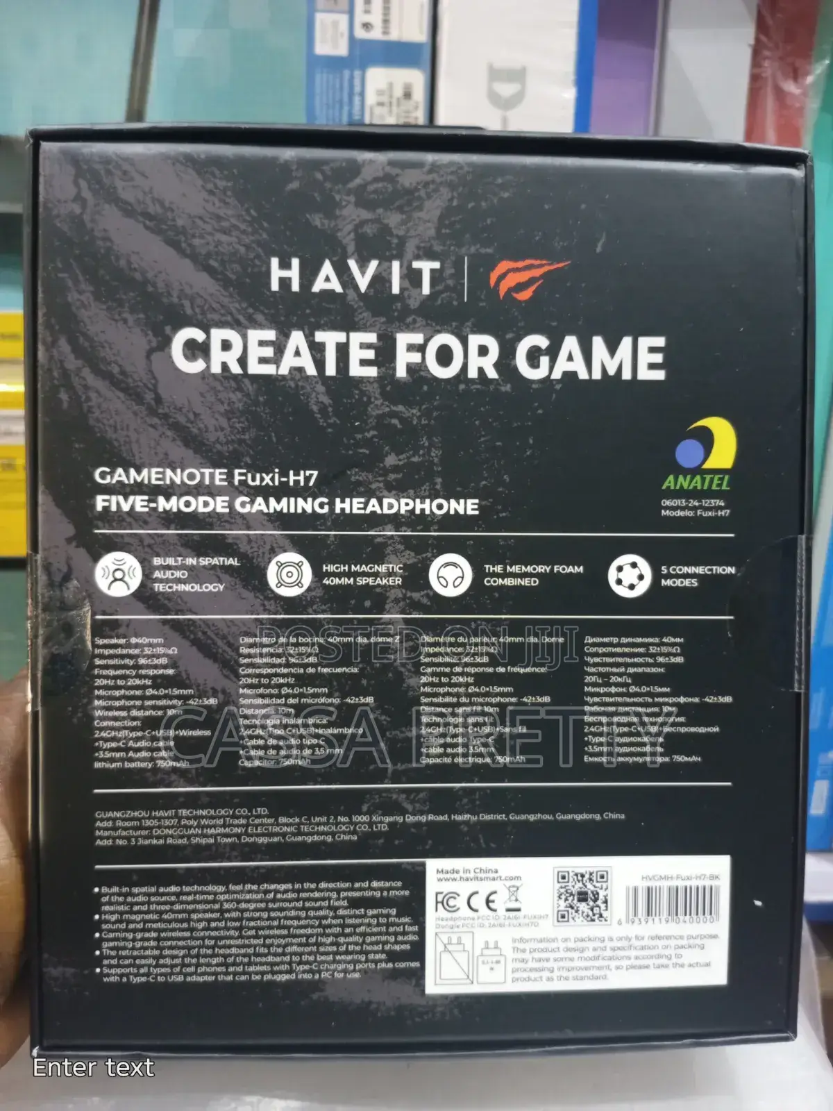 HAVIT GAMENOTE Fuxi-H7 - Five-Mode Gaming Headphone