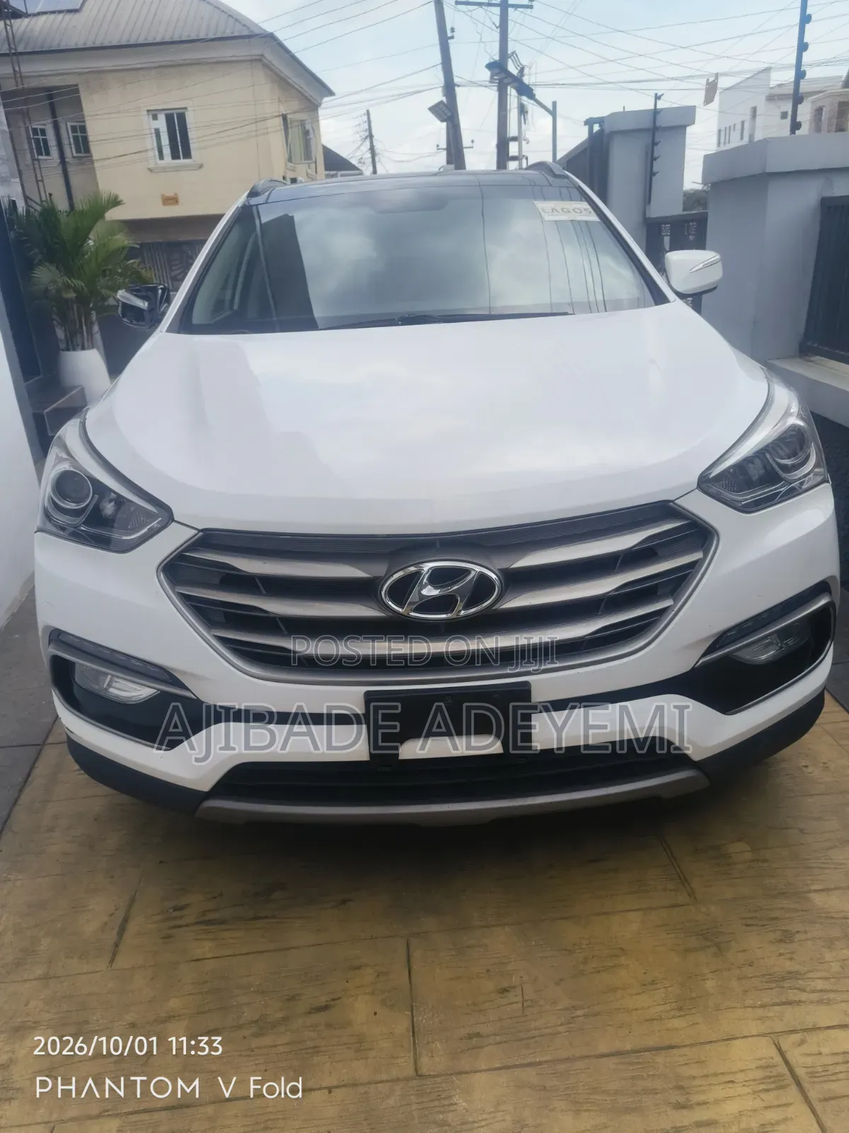Hyundai Santa Fe 2017 White