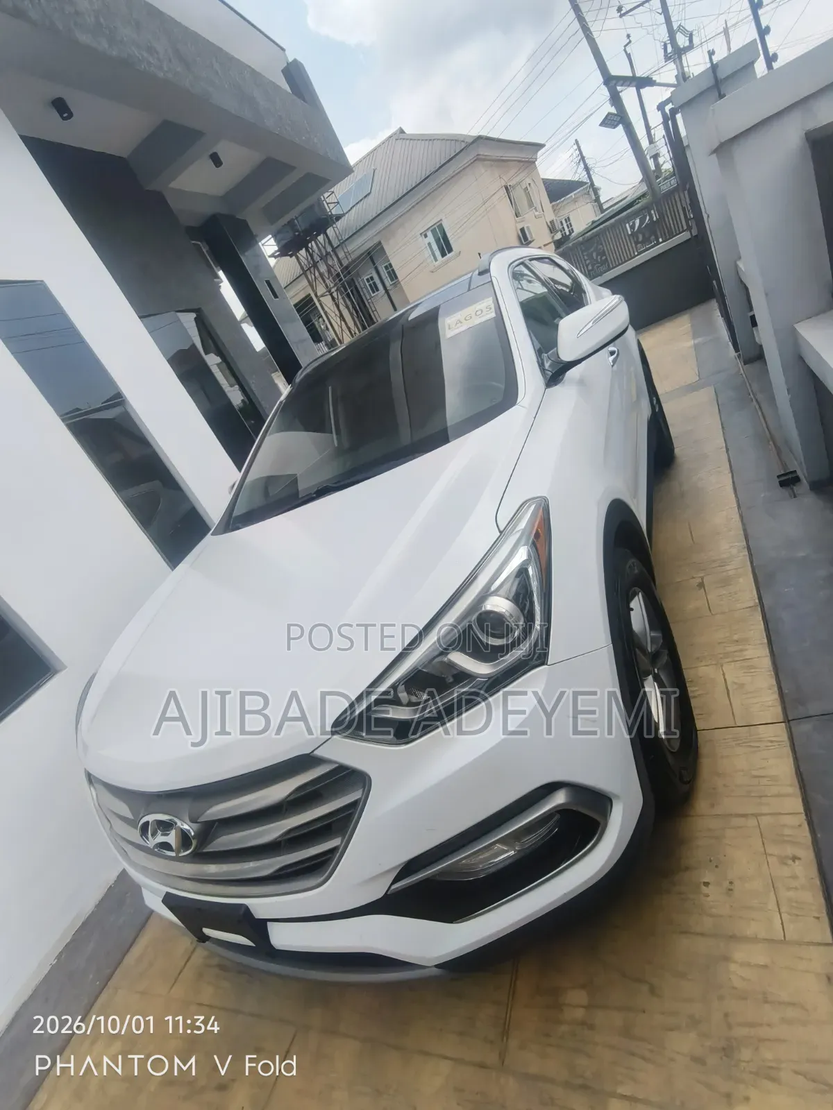 Hyundai Santa Fe 2017 White