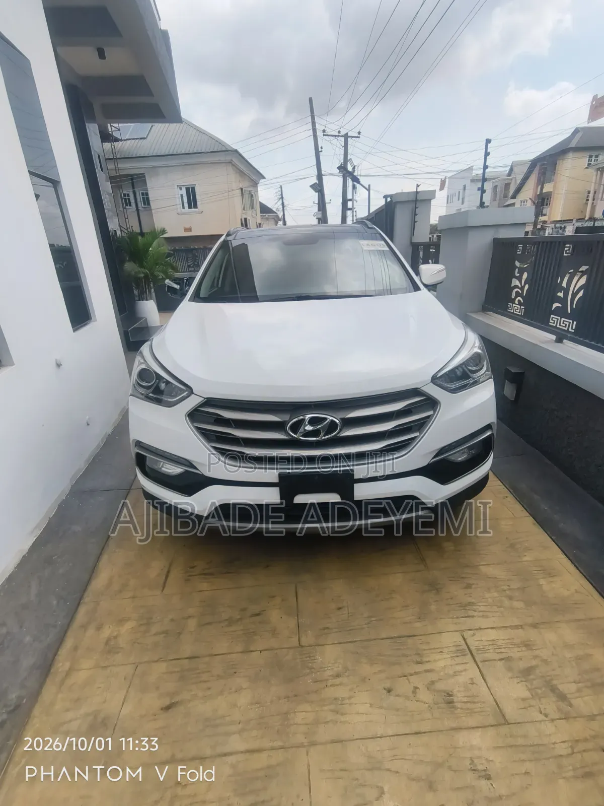 Hyundai Santa Fe 2017 White