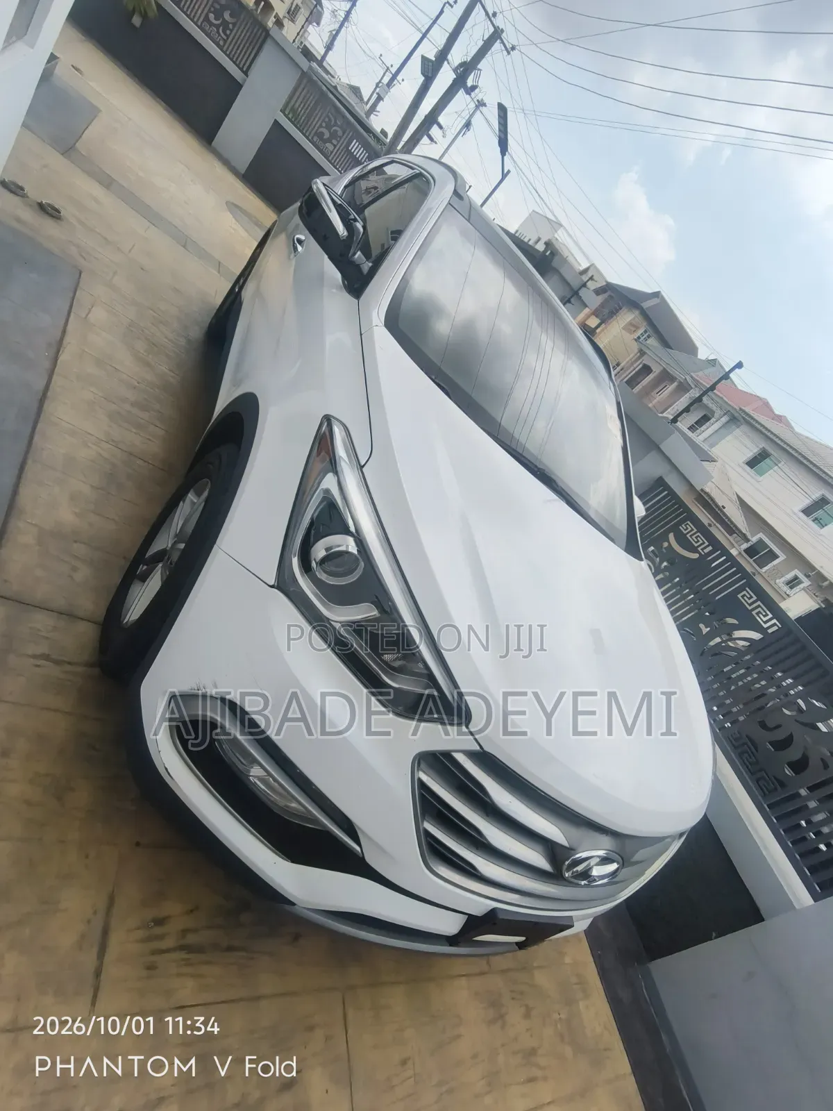 Hyundai Santa Fe 2017 White