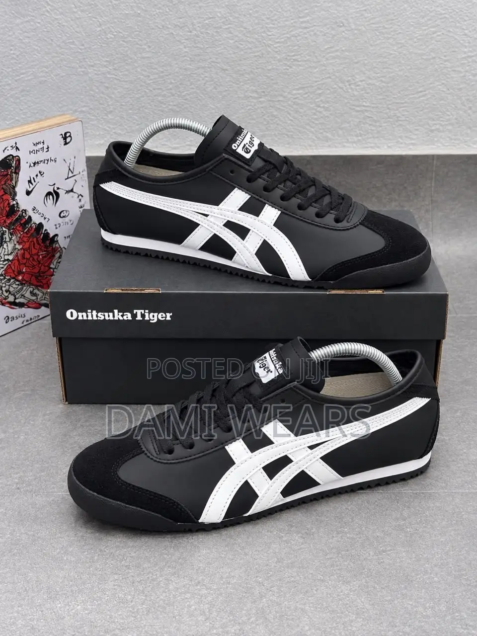 Onitsuka Tiger Mexico 66 Black and White