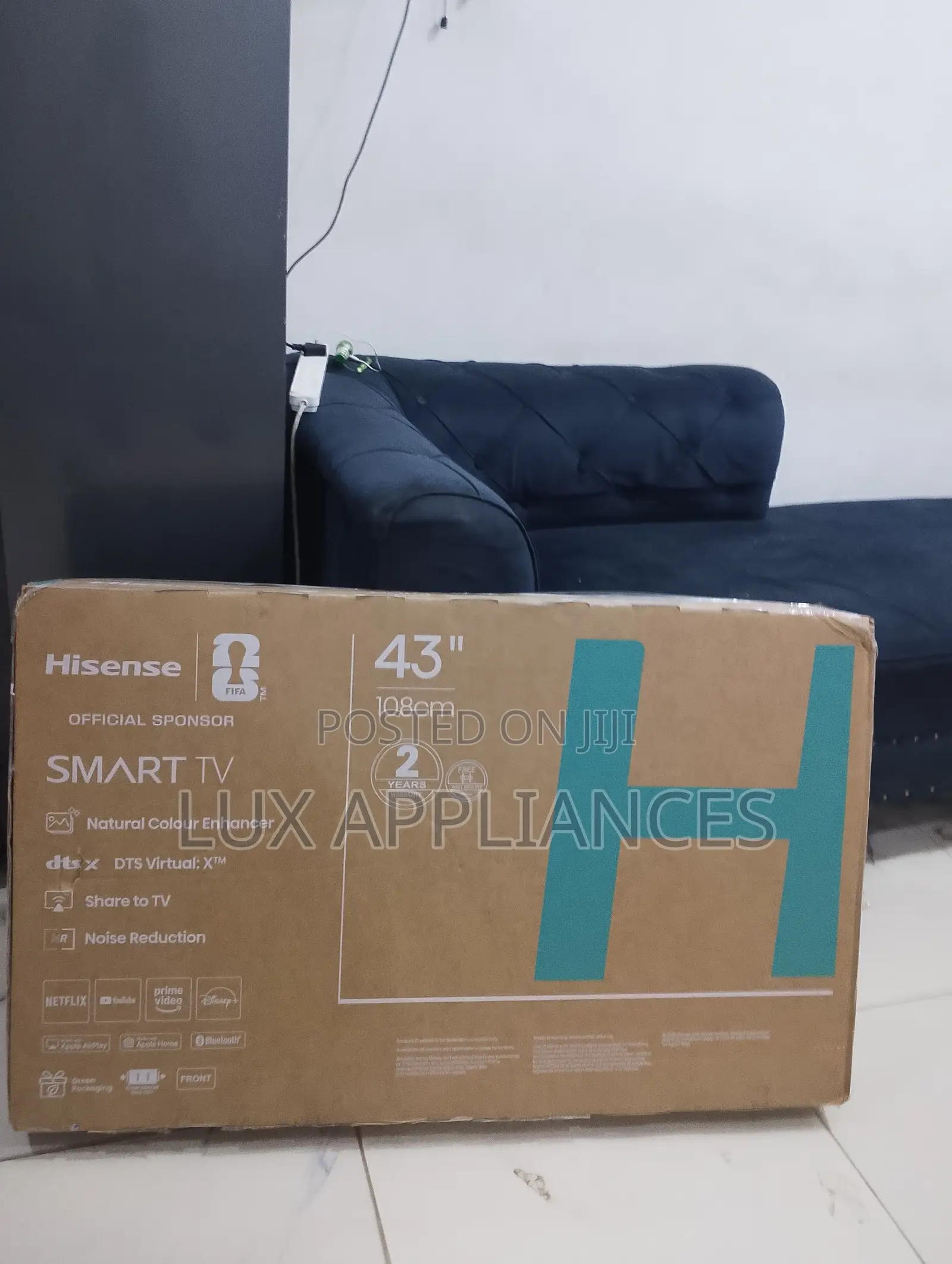 Hisense 43 Inch LED Smart Television With Wi-Fi