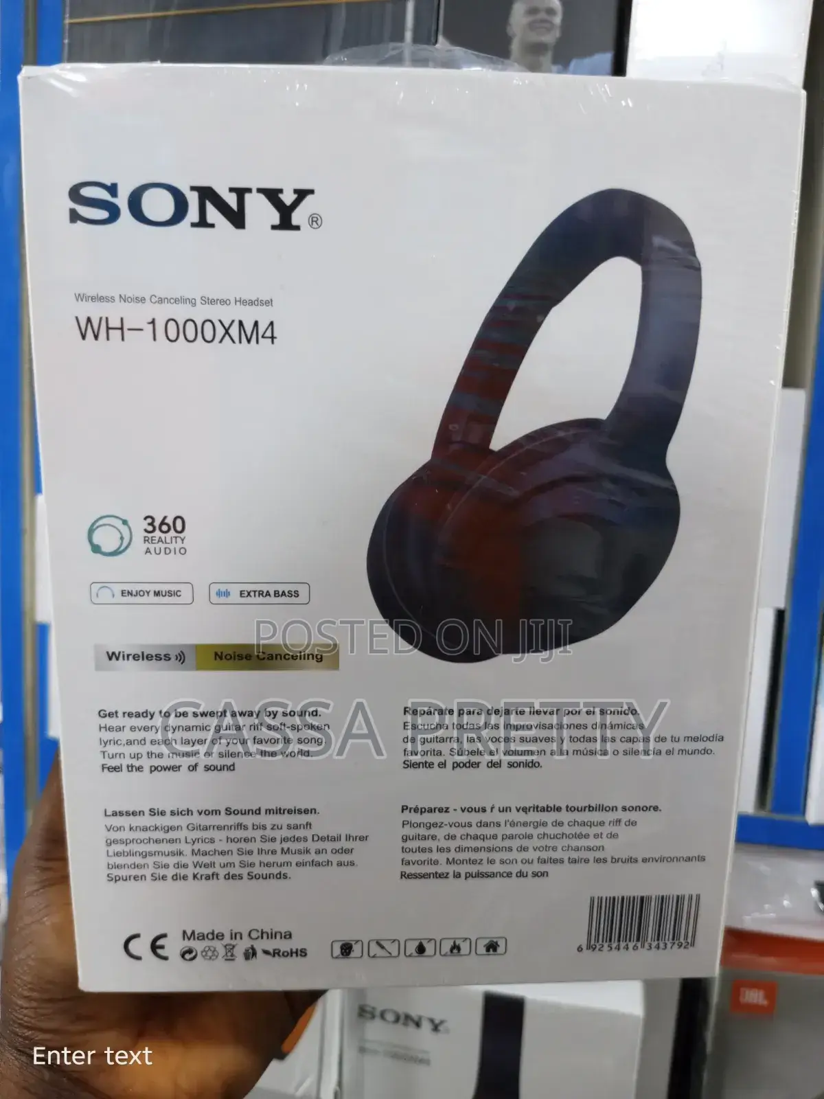 SONY WH-1000XM4 - Wireless Noise Canceling Stereo Headset
