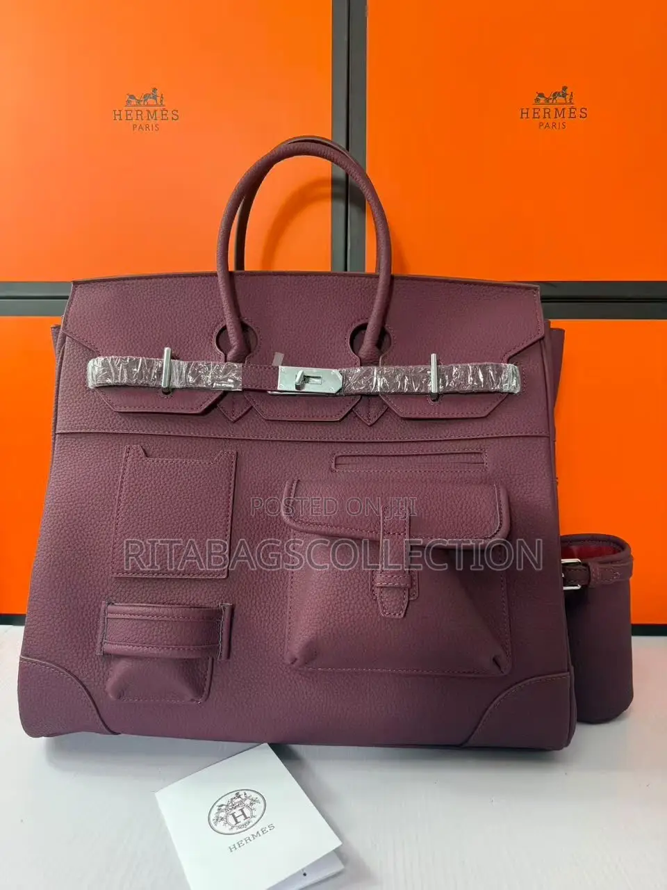 40cm Hermes Luxury Leather Bag