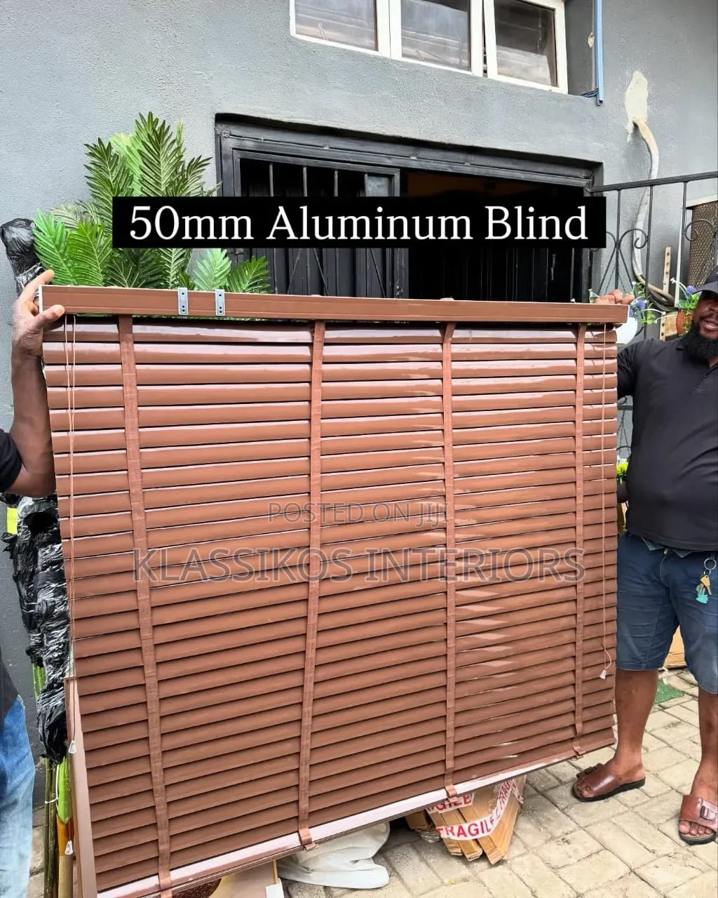 Alumilium Blind 50mm (Brown Colour)