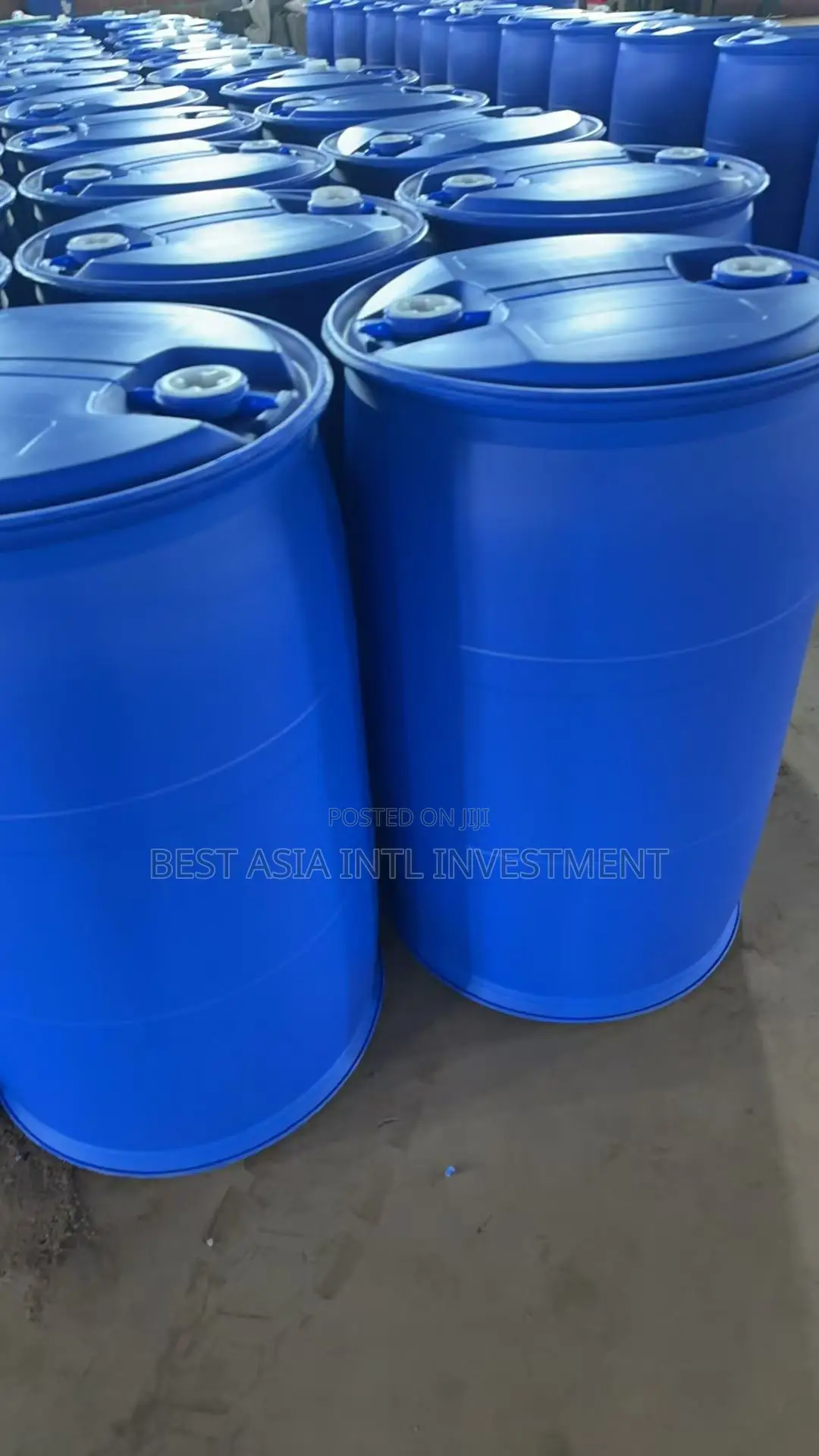 Closed-Top Plastic Storage Drums & Gallons