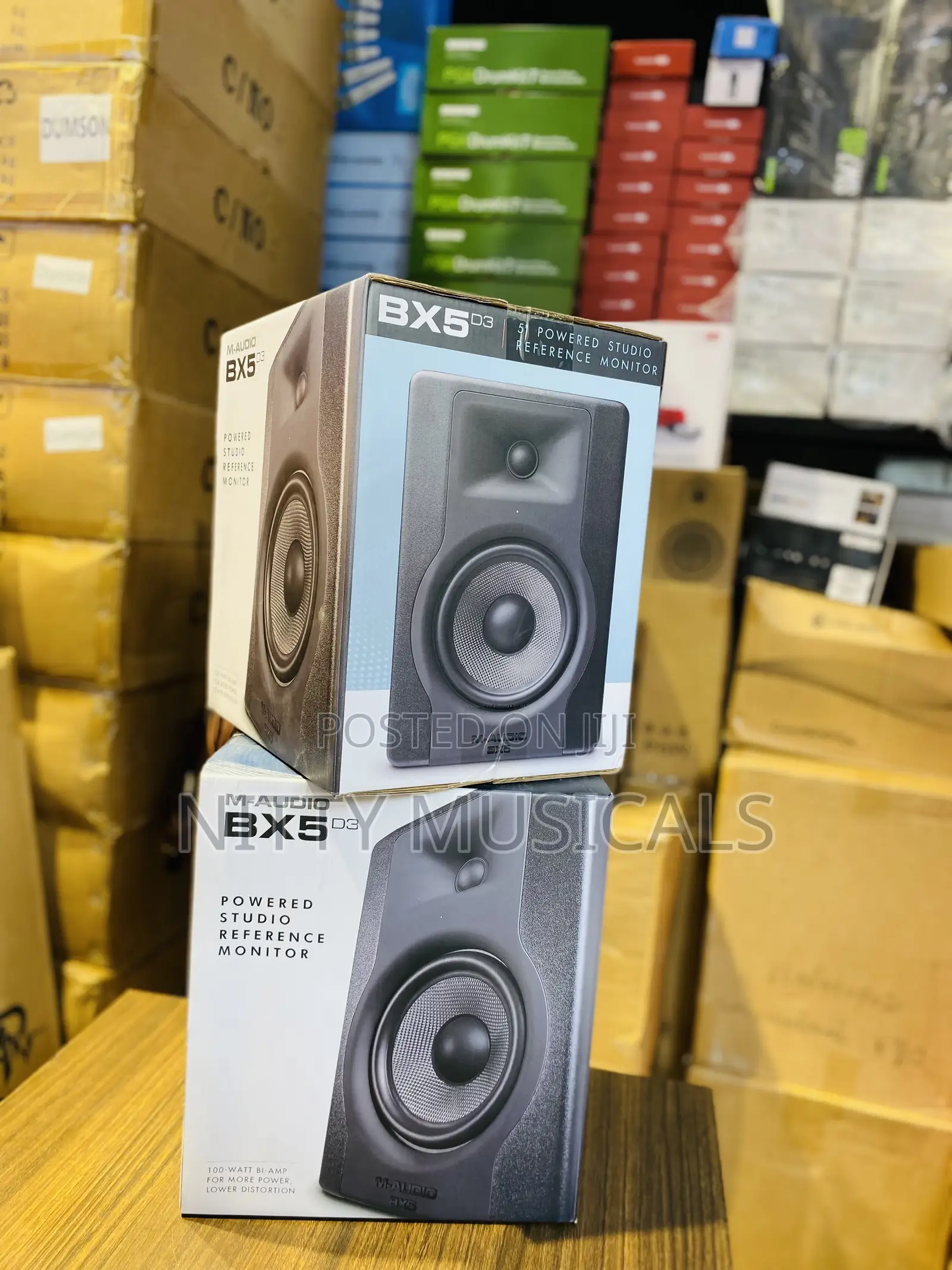 BX5D3 Powered Studio Reference Monitor Speakers