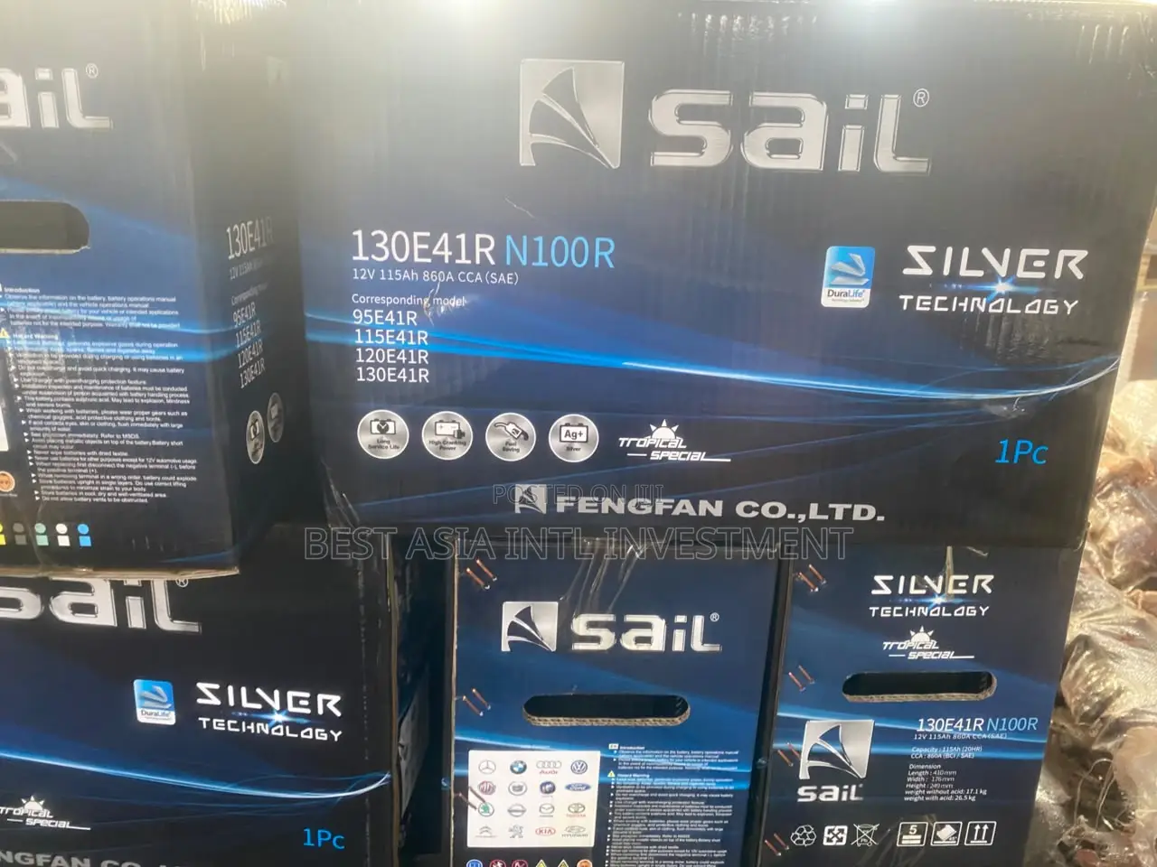 Sail Silver Technology N100R (130E41R) Lead-Acid Automotive Battery