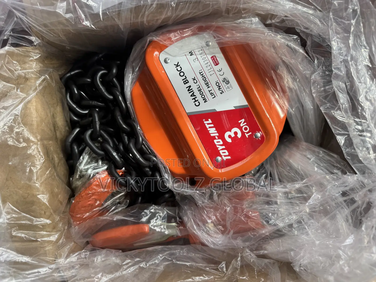 Toyo Chain Block 3Ton X 3meters