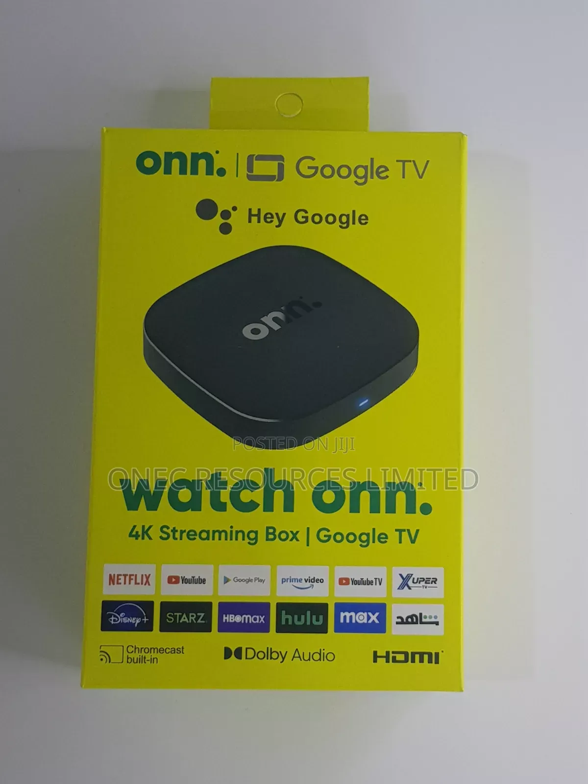Onn 4k Streaming Box Google TV