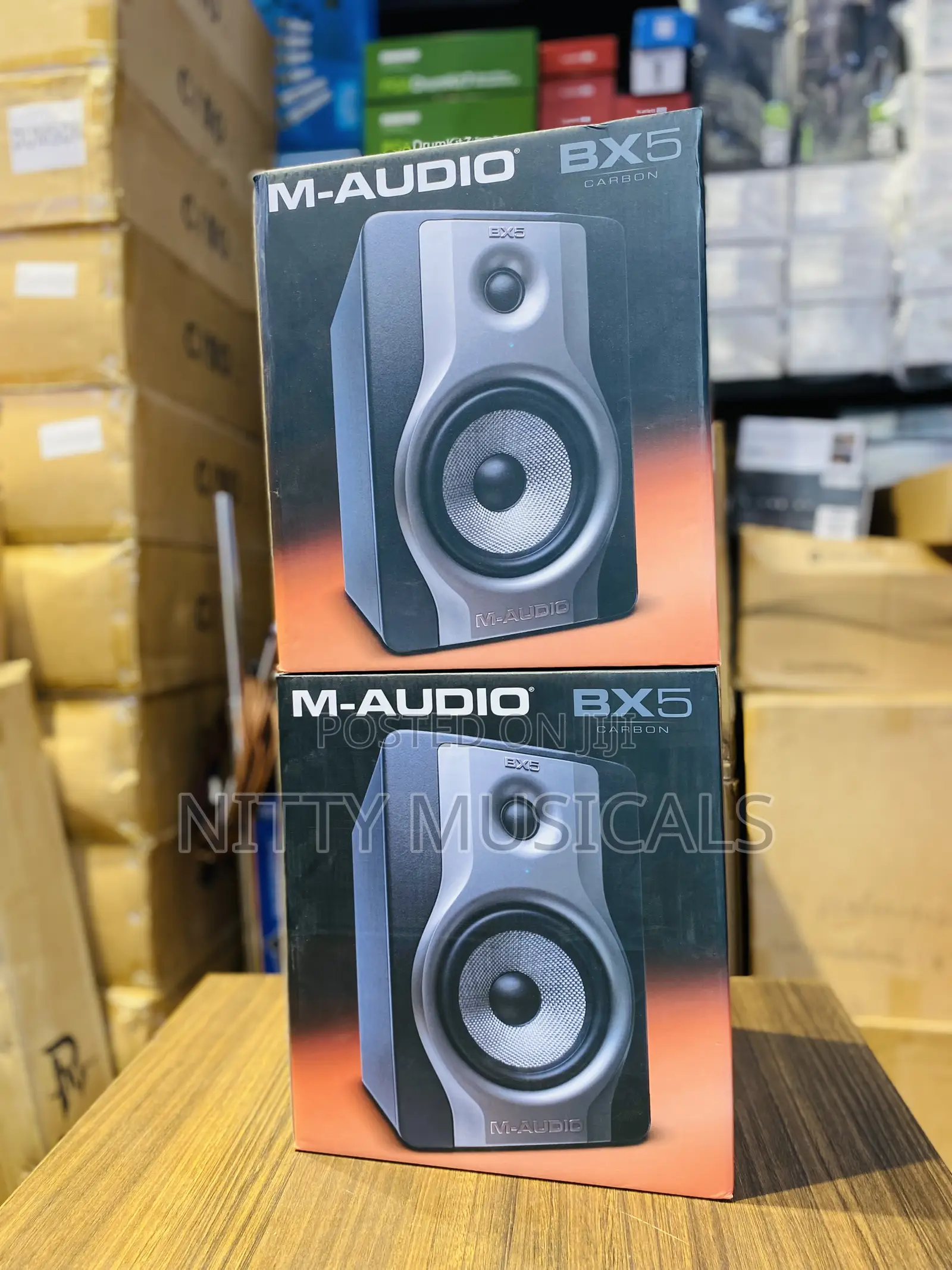 BX5 Carbon Powered Studio Reference Monitor Speakers