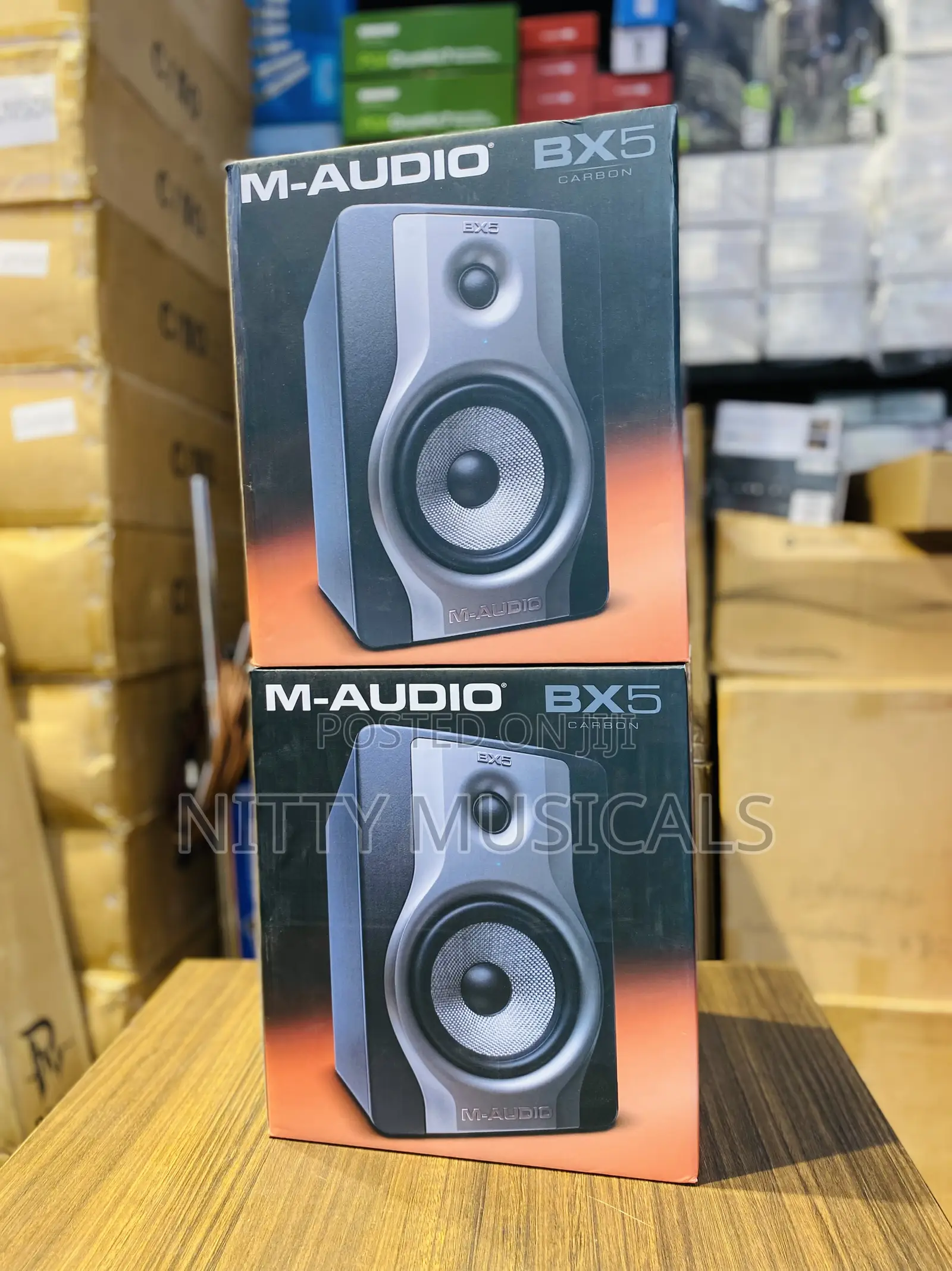 BX5 Carbon Powered Studio Reference Monitor Speakers