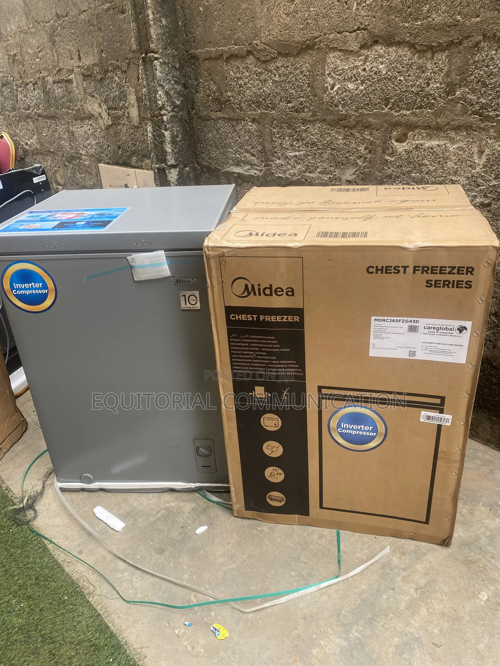 Midea MDRC265FZG43D 142L Inverter Storage Freezer