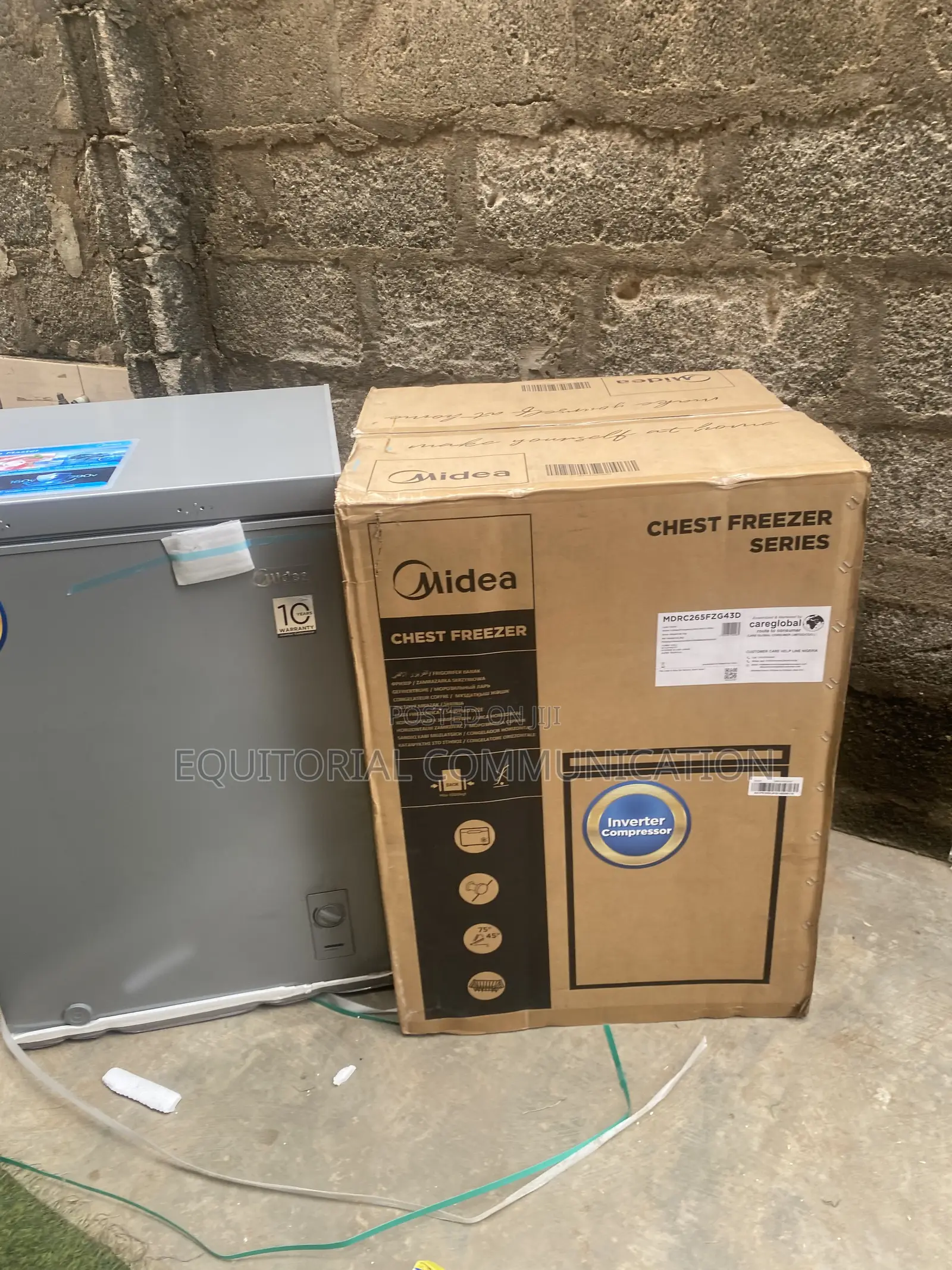 Midea 142L MDRC265FZG43D Energy Efficient Freezer
