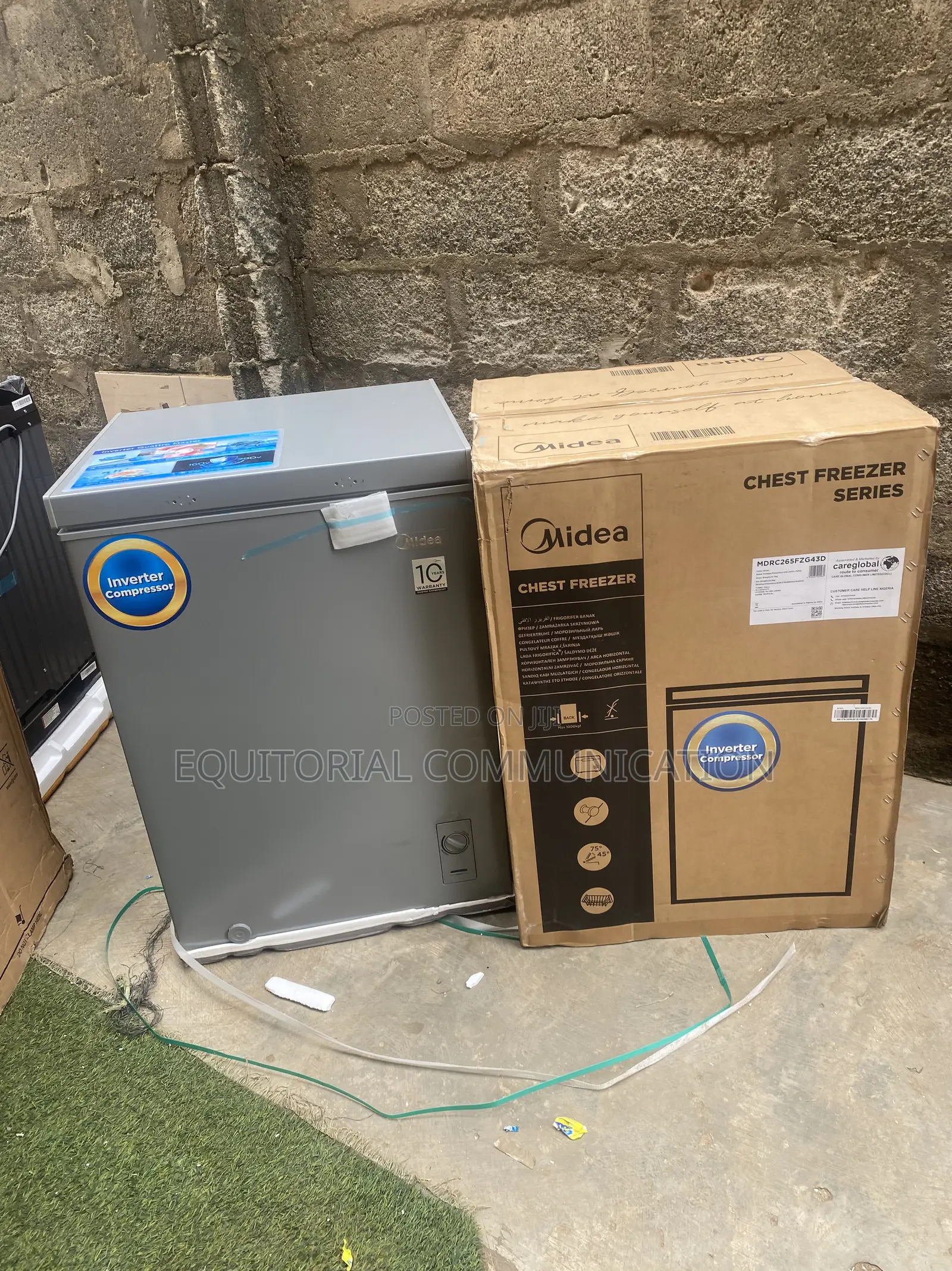 Midea 142L MDRC265FZG43D Energy Efficient Freezer
