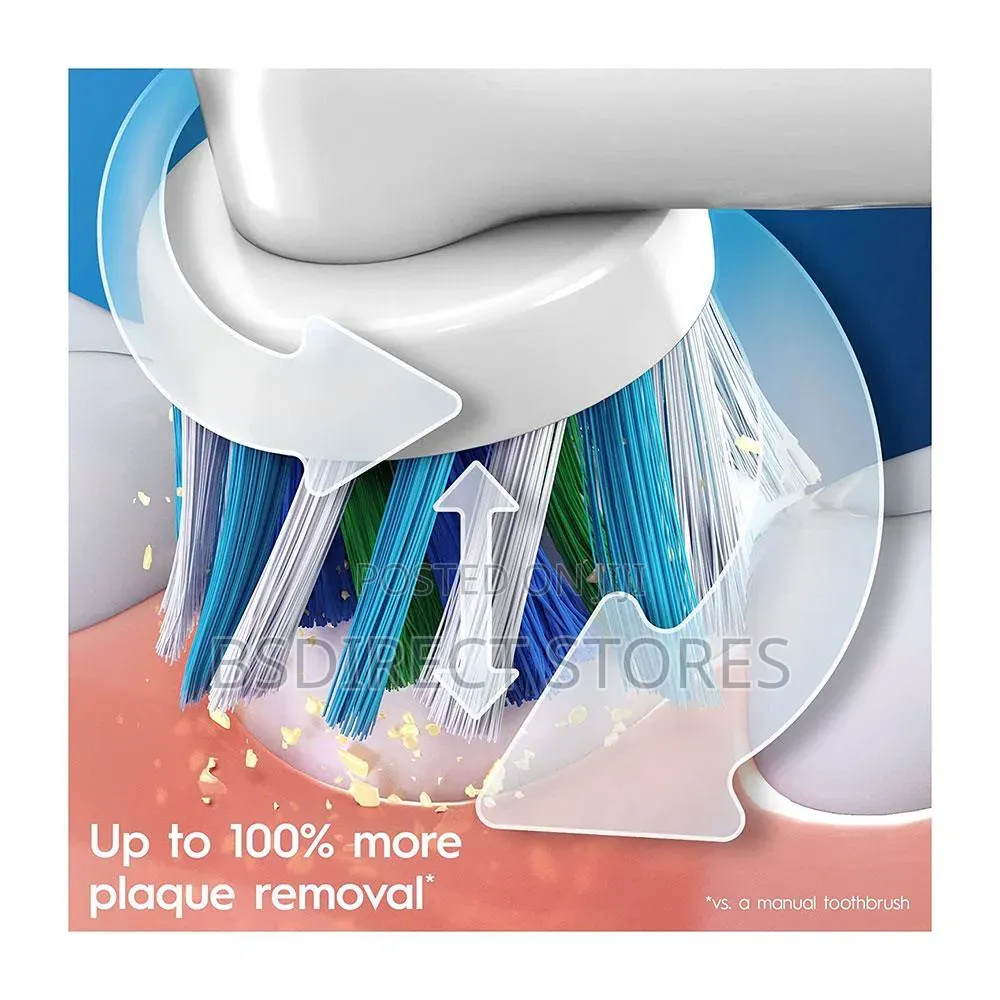 Oral-B Pro 600 Electric Toothbrush With Cross Action Tooth Brush Head
