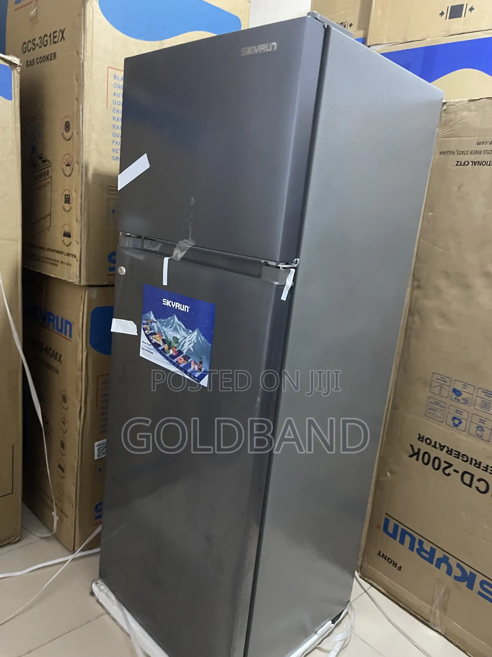 Skyrun 200L Tall Upright Fridge for Home