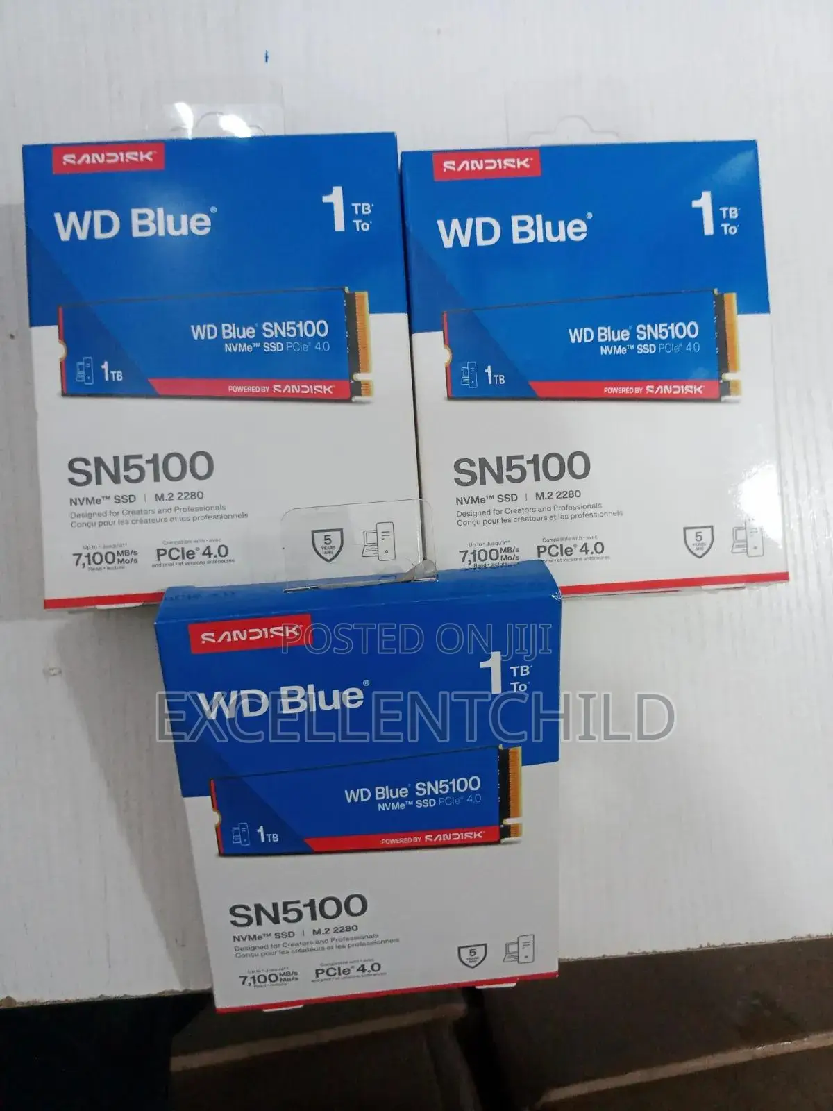 For Internal Storage (1tb Wd Blue SN5100 Pcle 4.0 SSD Rd 7,100mbs