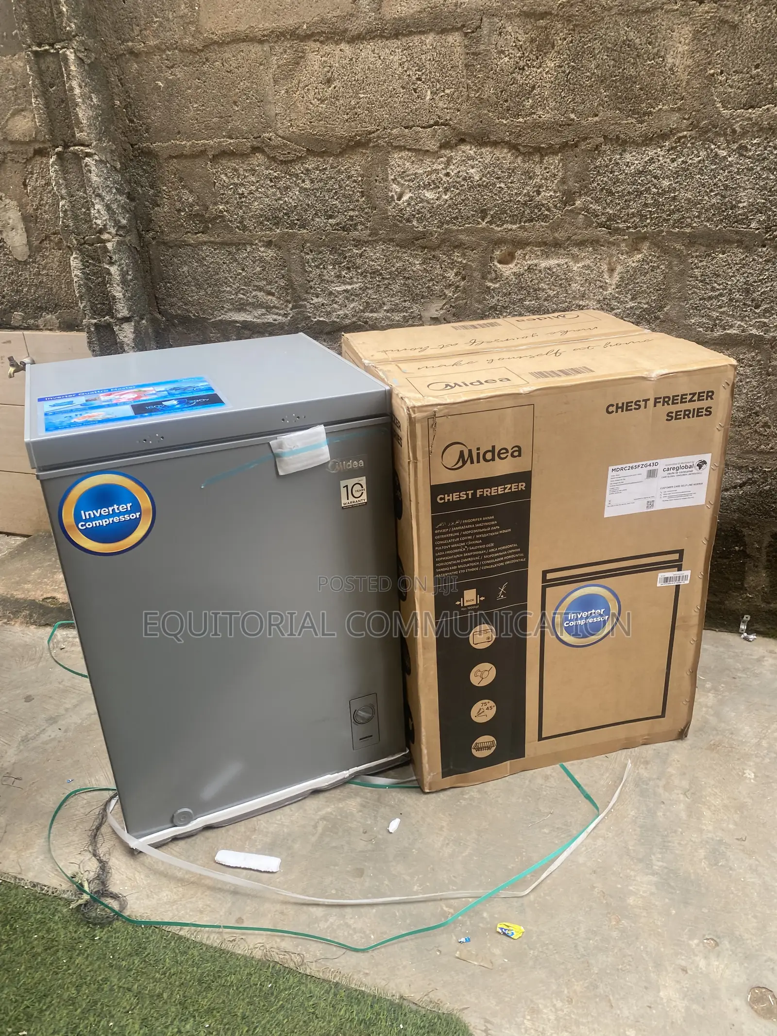 Midea MDRC265FZG43D 142L Commercial Inverter Freezer