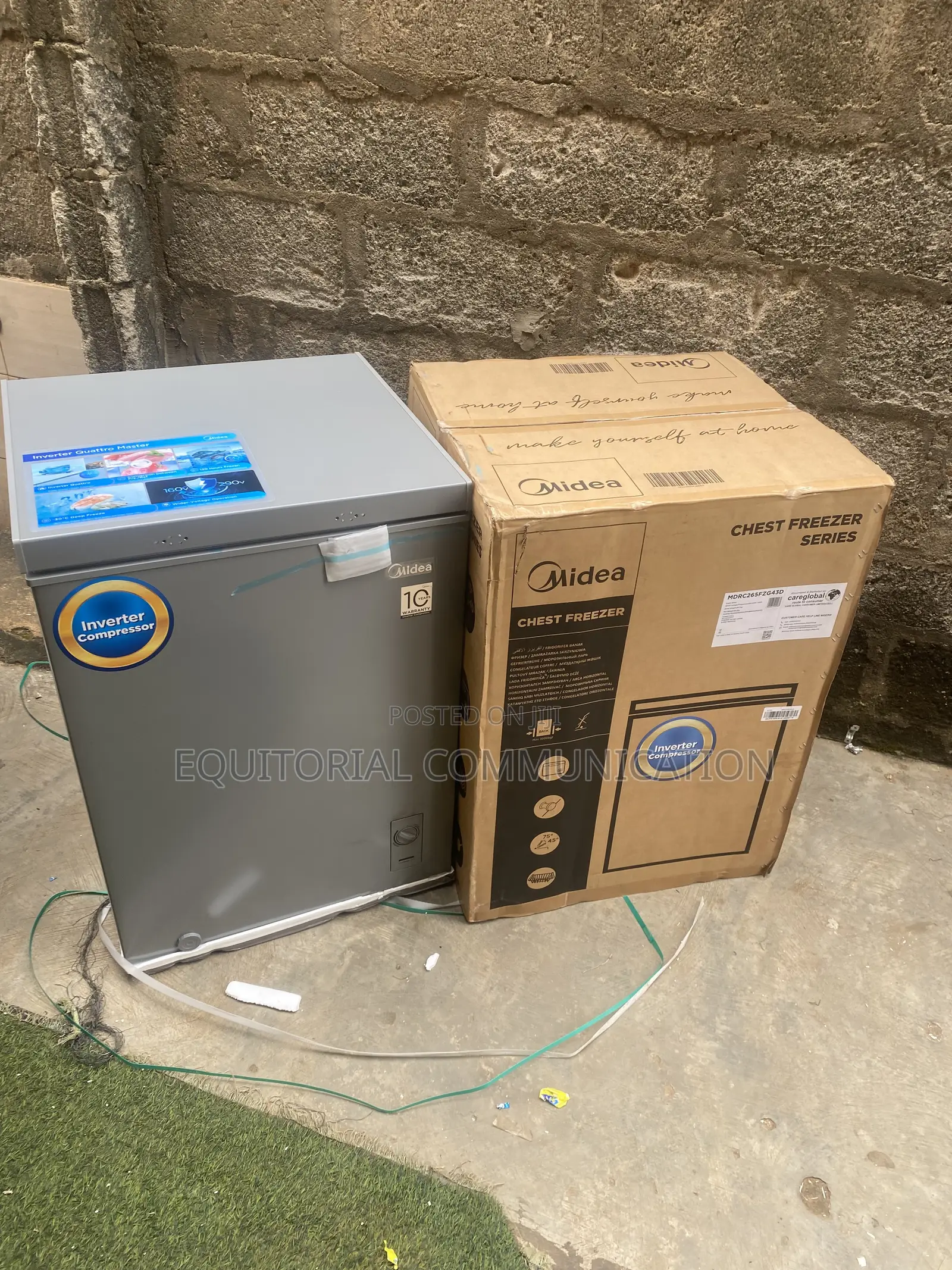 Midea MDRC265FZG43D 142L Commercial Inverter Freezer