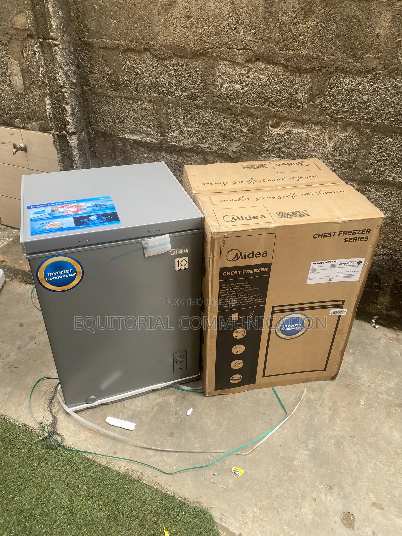 Midea 142L Inverter Chest Freezer for Home MDRC265FZG43D