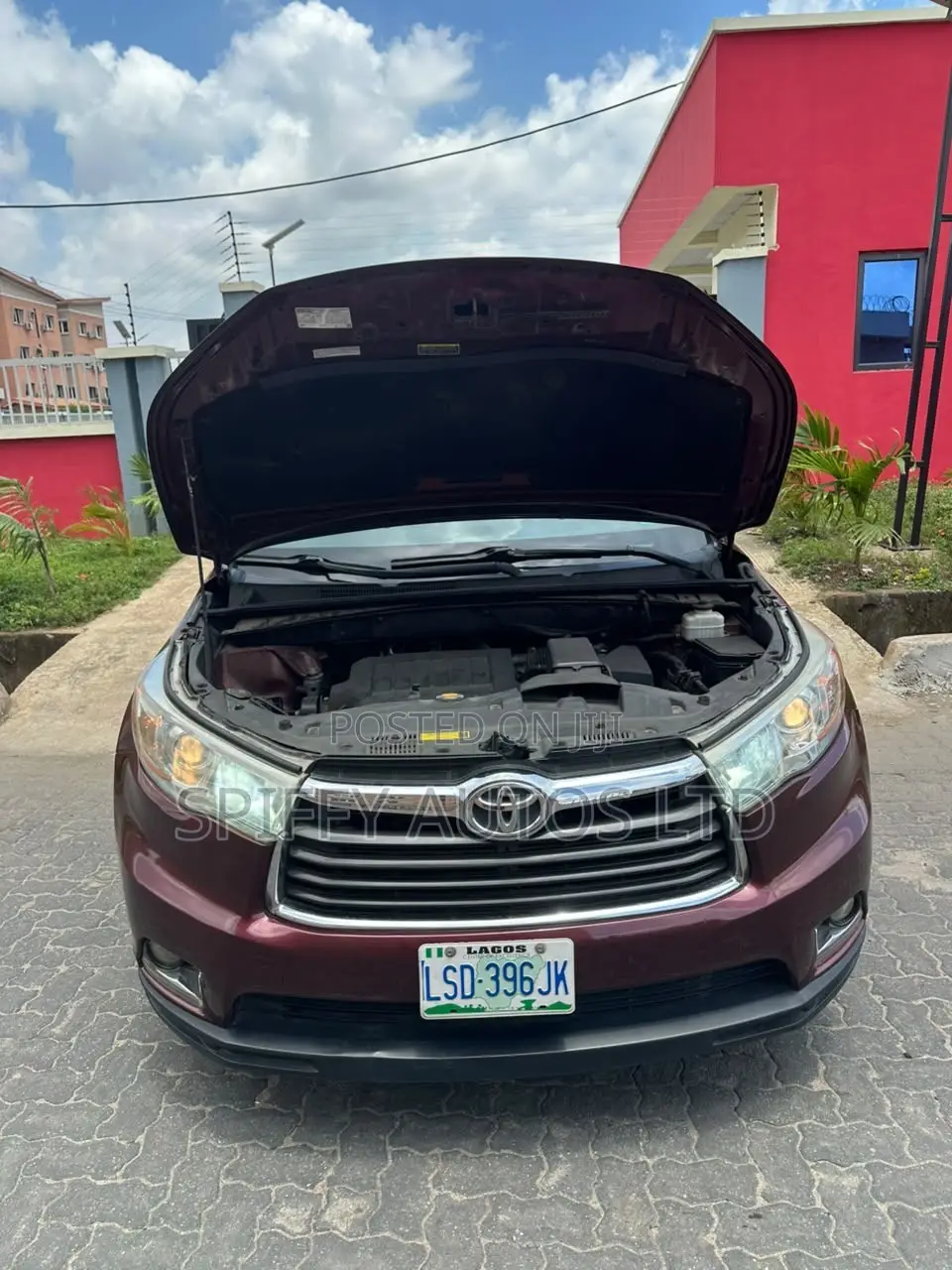 Toyota Highlander XLE 4dr SUV AWD (3.5L 6cyl 6A) 2015 Burgundy