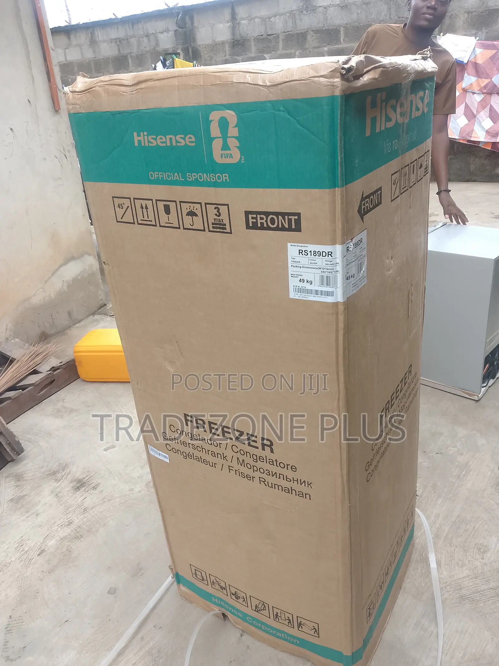 190L Hisense Standing Freezer – Model RS189DR