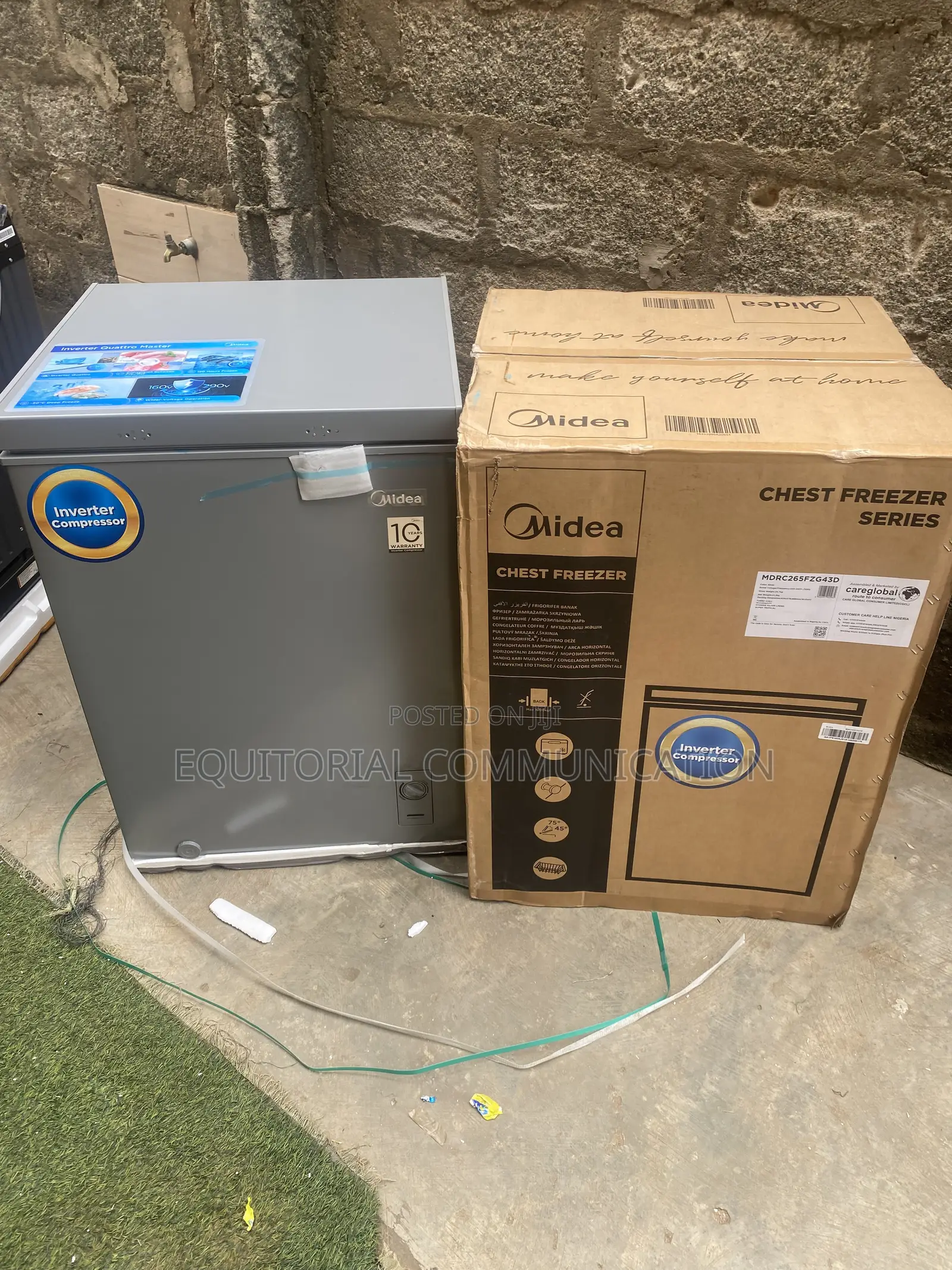 Midea 142L Inverter Compressor Deep Freezer MDRC265FZG43D